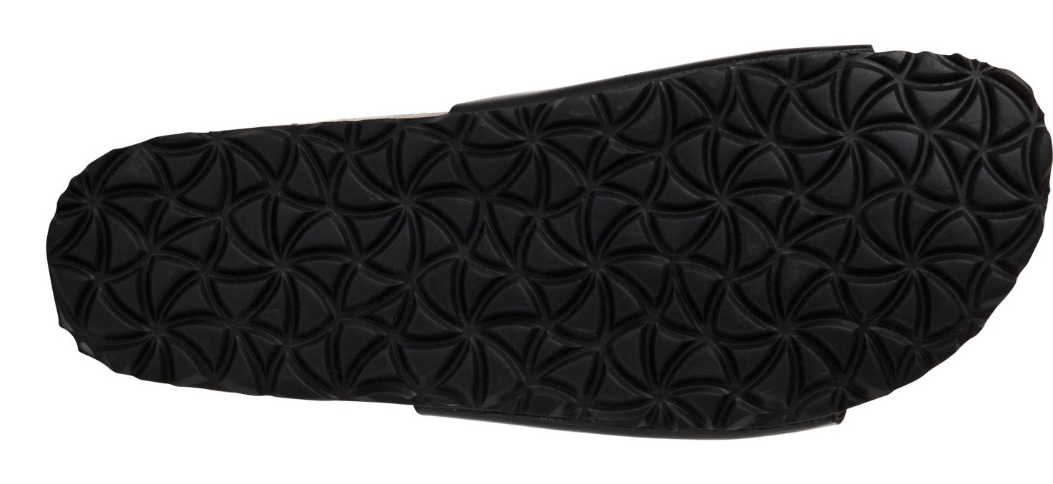 Tamaris Pantolette, Sommerschuh, Flats, Schlupfschuh mit breiter Bandage