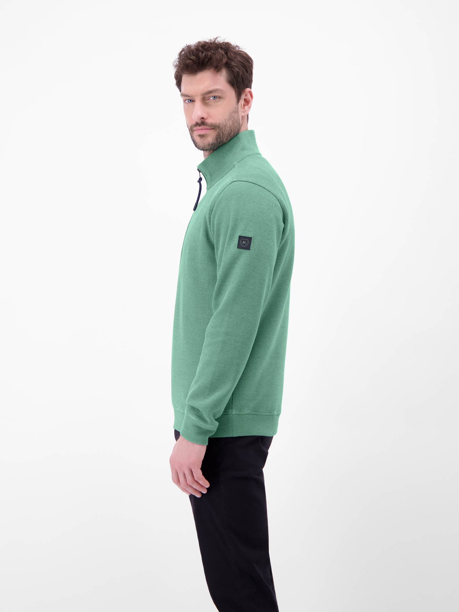 LERROS Sweatshirt »Troyer in Sweatqualität«
