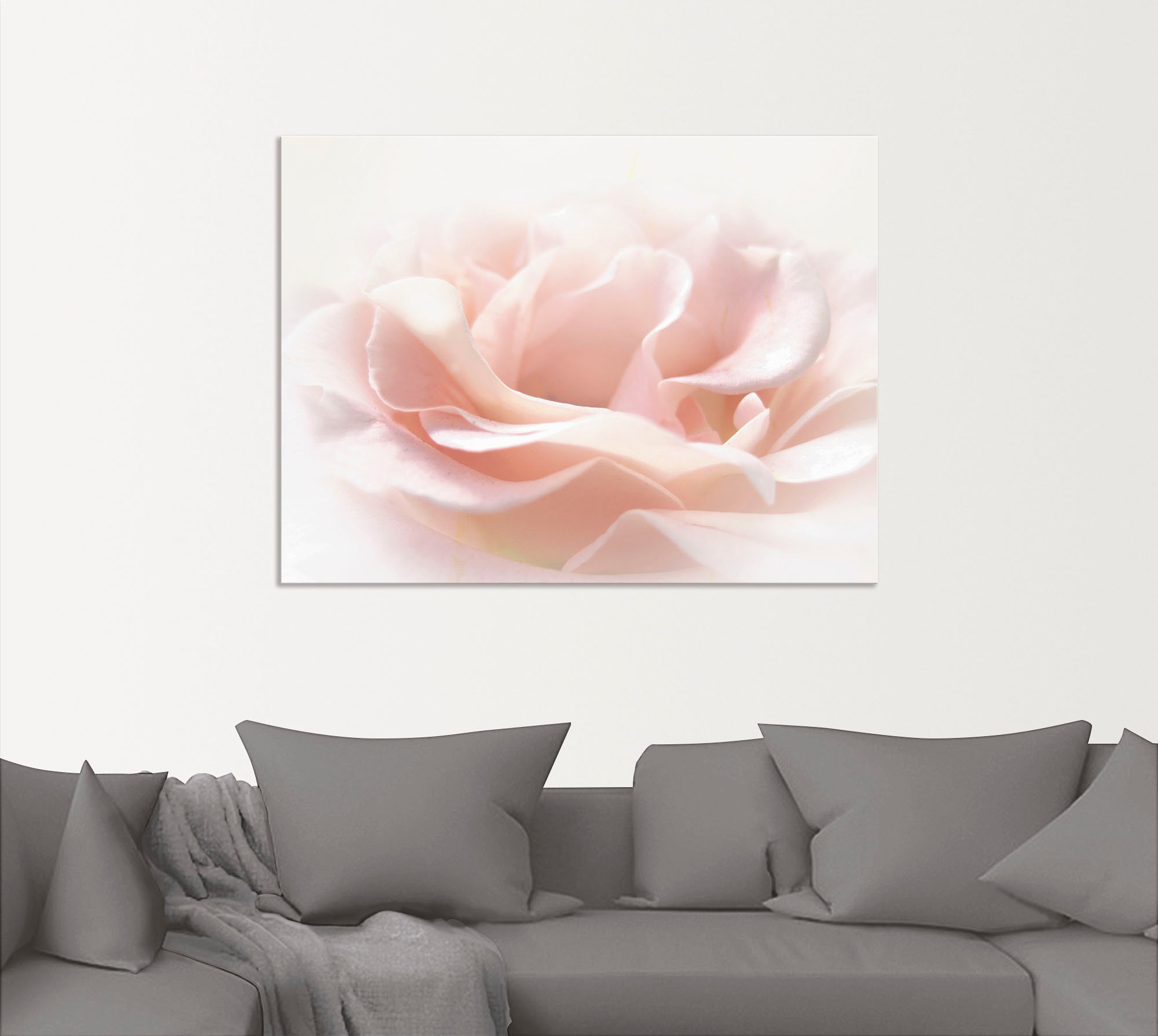 Artland Wandbild »Rose I«, Blumen, (1 St.), als Alubild, Outdoorbild, Leinwandbild, Poster, Wandaufkleber