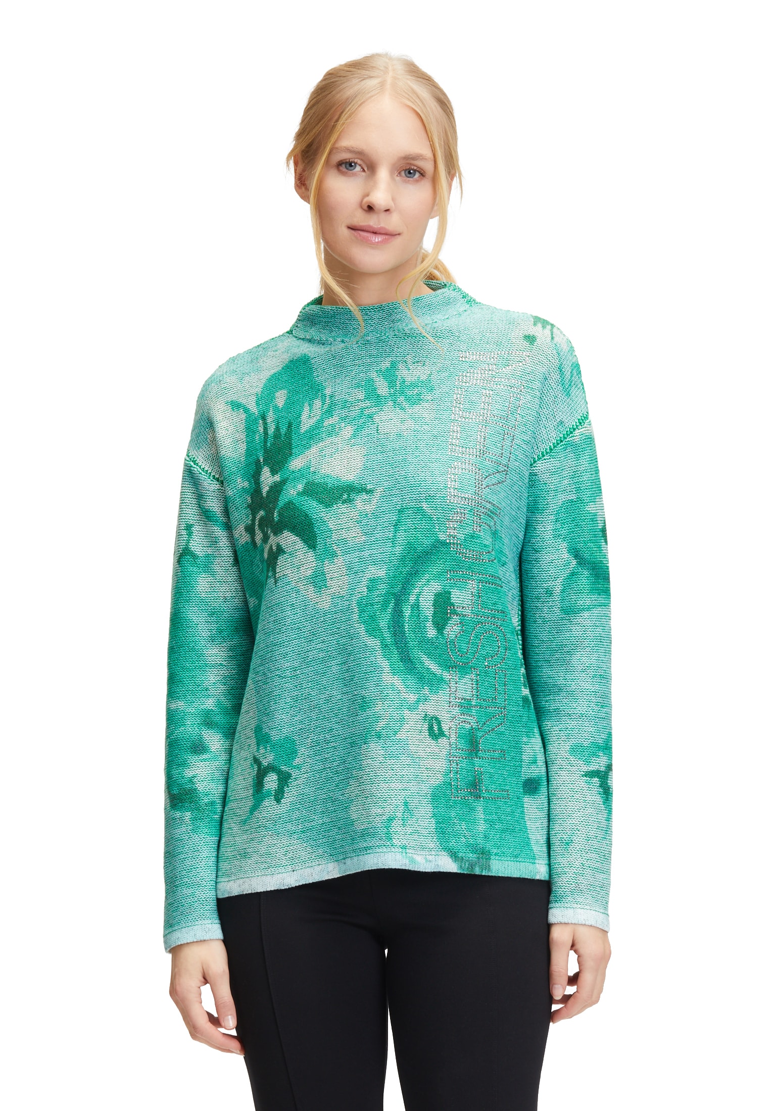 Betty Barclay Strickpullover "Betty Barclay Strickpullover mit Blumenprint" günstig online kaufen