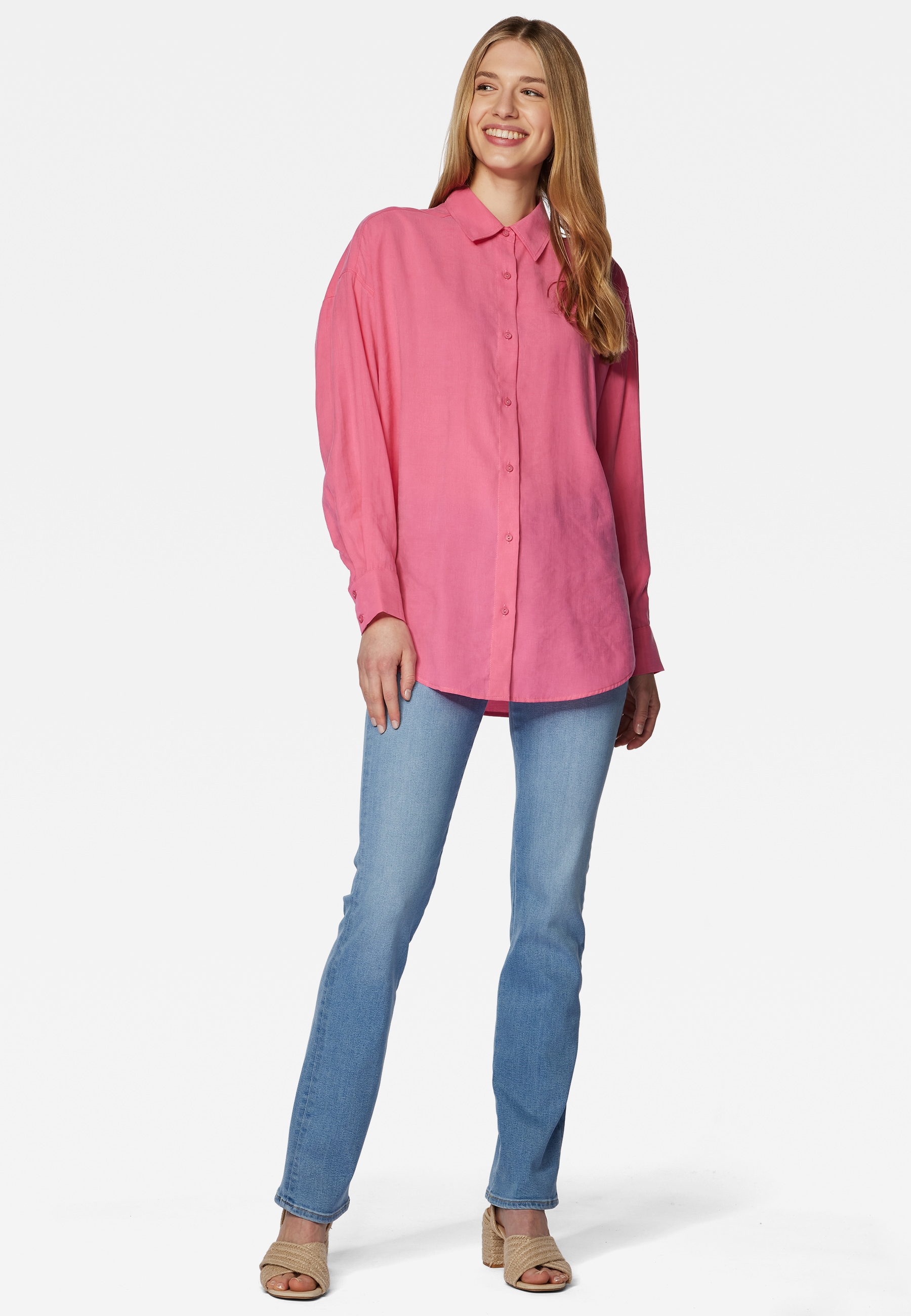 Mavi Hemdbluse "LONG SLEEVE SHIRT", Oversized Hemd günstig online kaufen