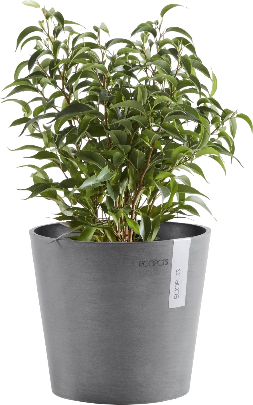 ECOPOTS Blumentopf »AMSTERDAM Mini Grey«, BxTxH: 17x17x14,9 cm