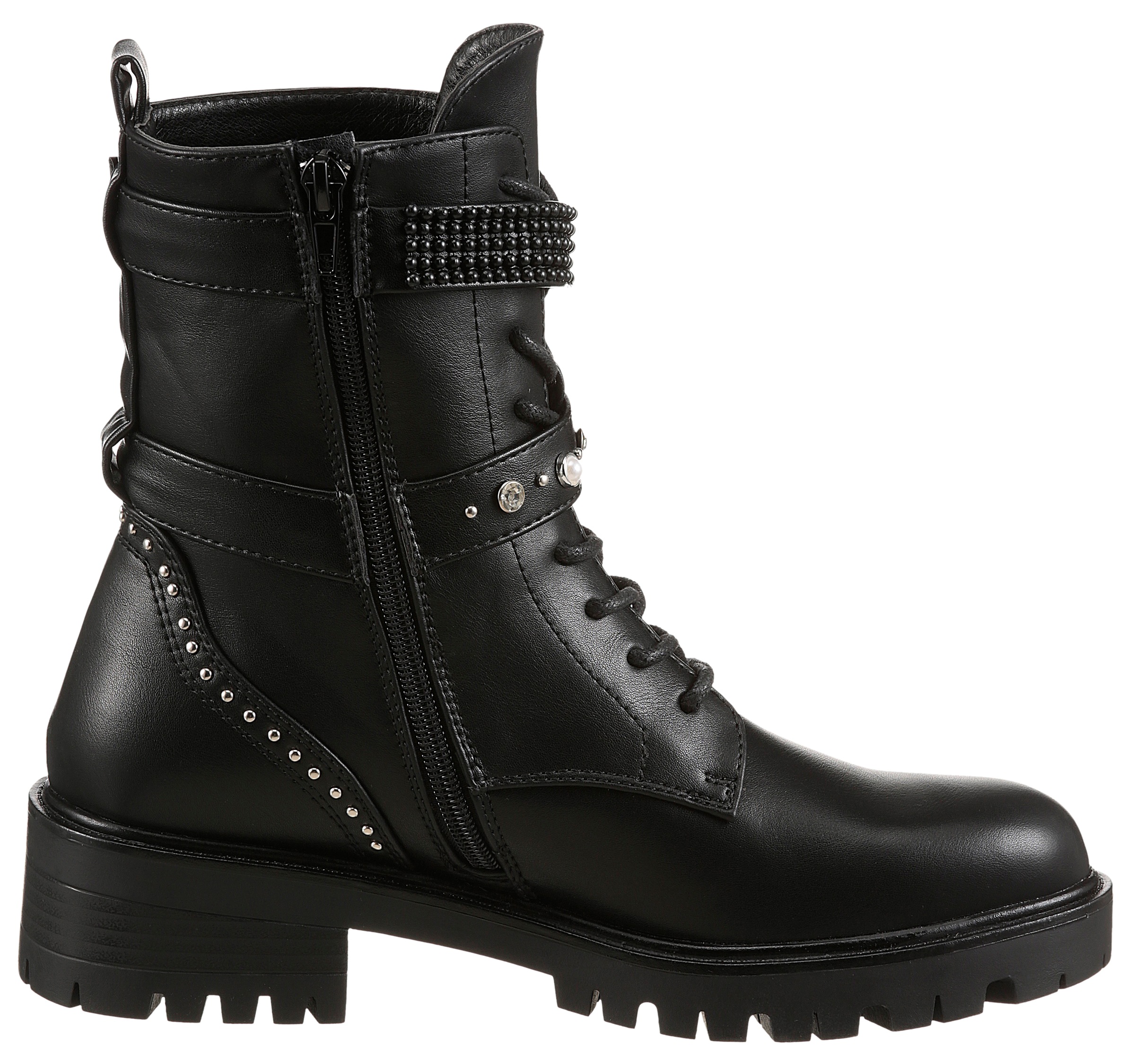 Aniston SHOES Schnürboots, Schnürstiefelette, Bikerboots - NEUE KOLLEKTION