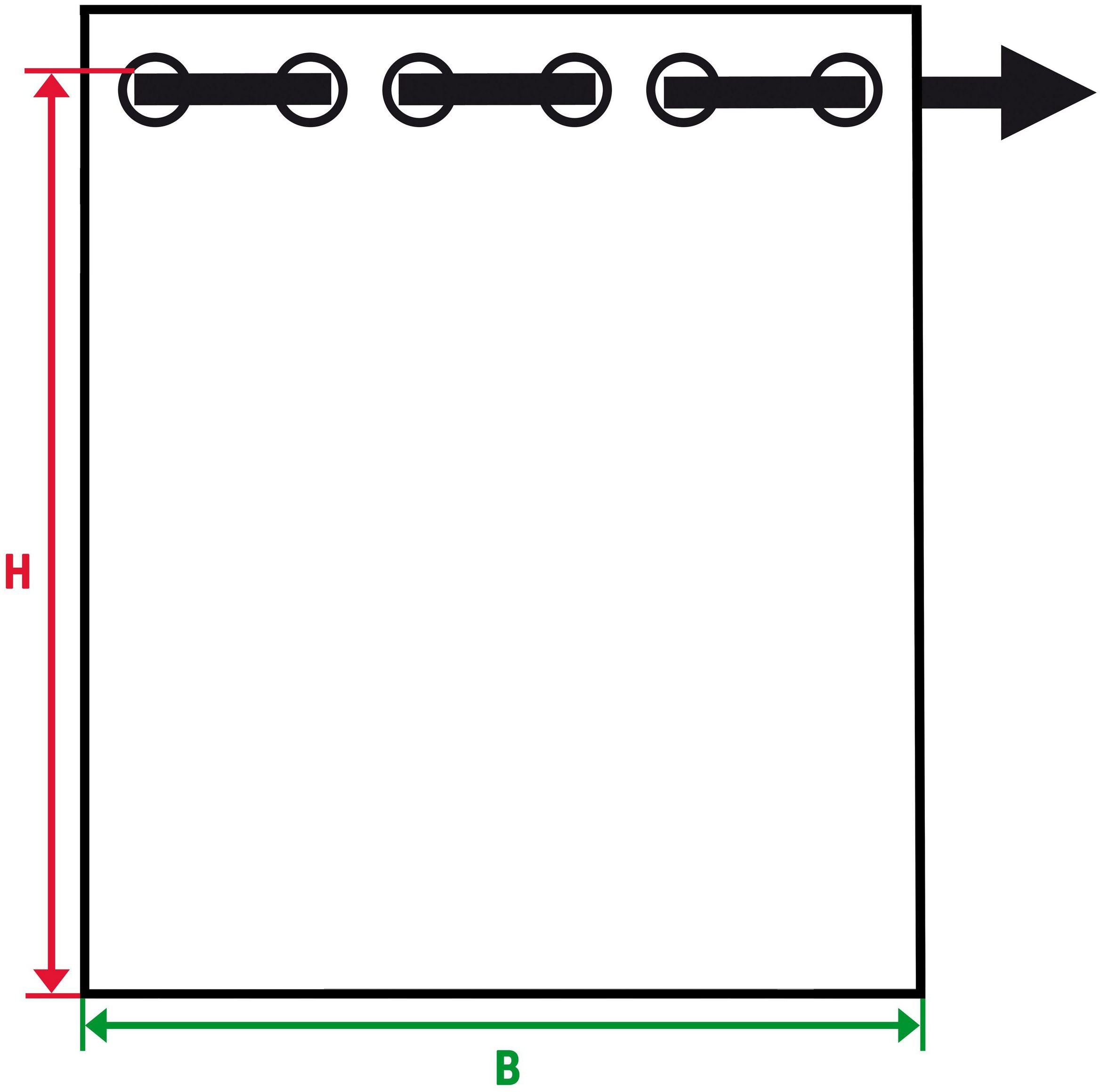 Weckbrodt Vorhang Oberfläche, St.), Jacquard, (1 tollem »Jasper«, blickdicht, BAUR Effekt strukturierte 3D | mit