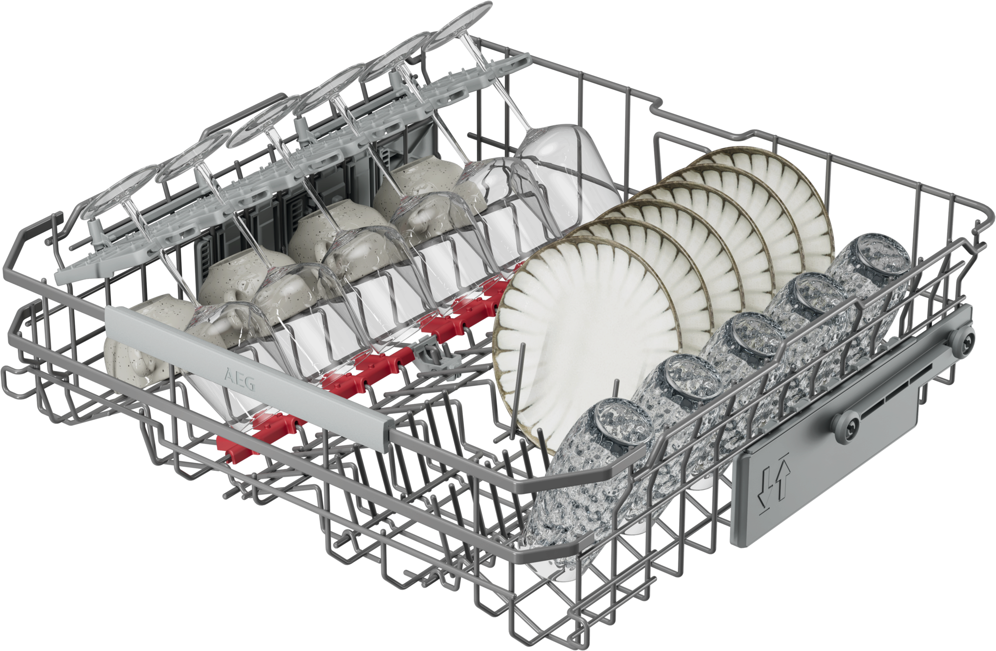 AEG Unterbaugeschirrspüler 7000 »V72GUB10SNM« Wassersparende Spülmaschine: 8,4l im Eco-Programm-effiziente Reinigung