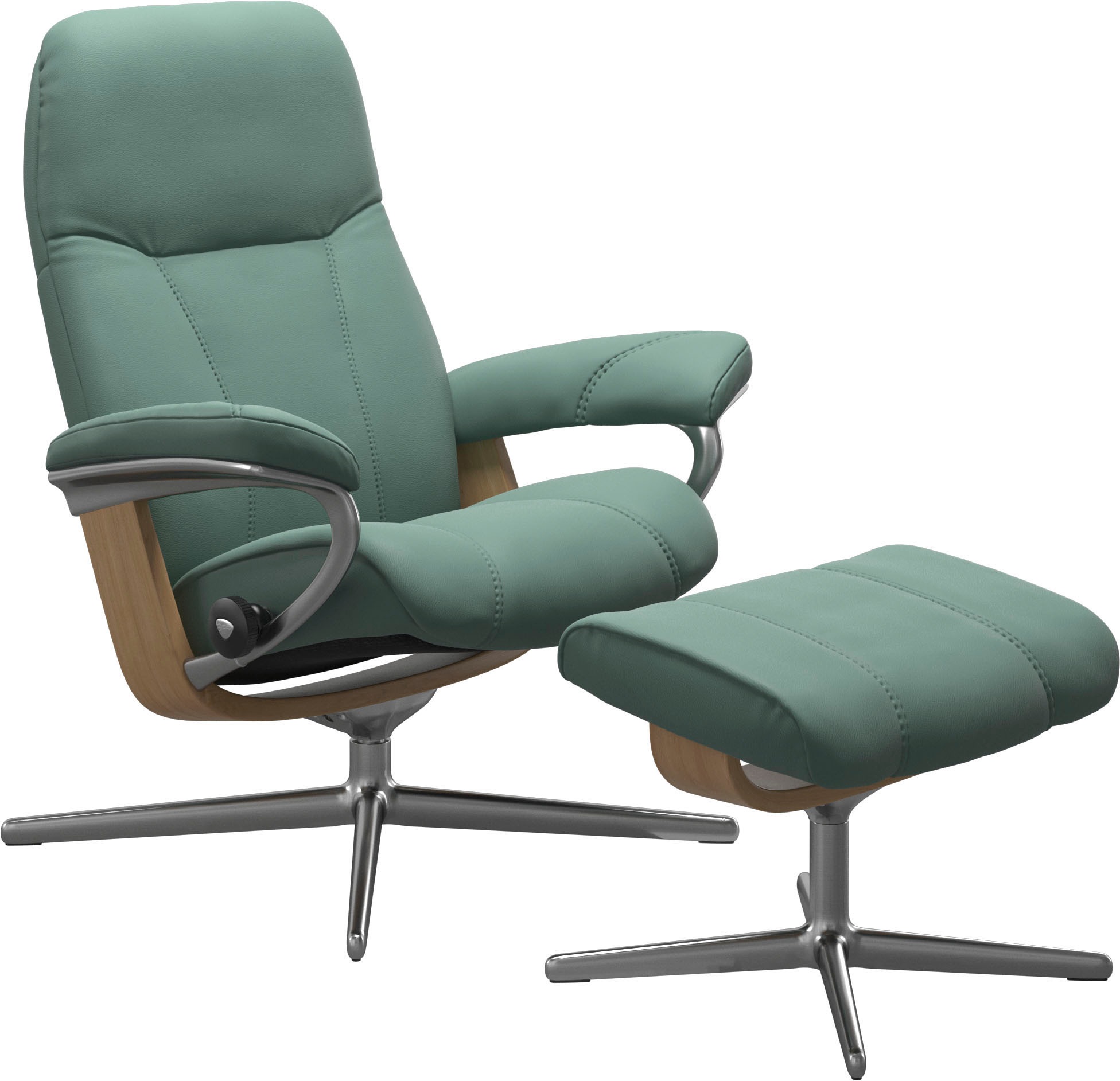Stressless Relaxsessel "Consul" mit Cross Base, Größe S, M & L, Holzakzent günstig online kaufen