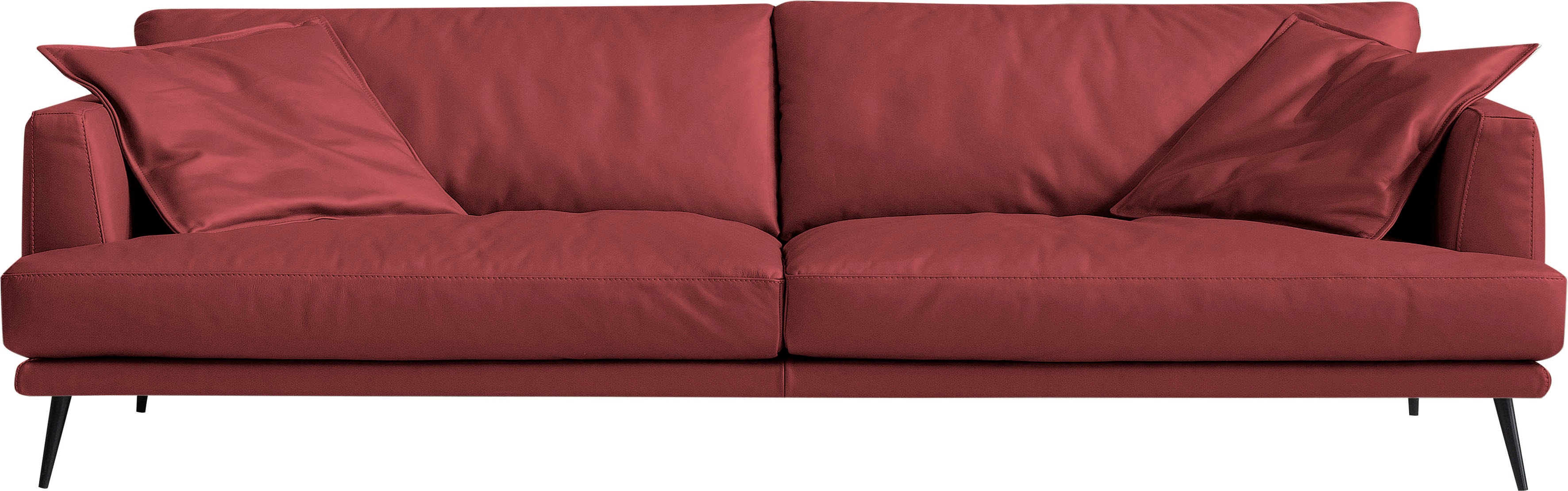 Egoitaliano 2,5-Sitzer "Sophia, Designsofa mit extrakomfortablem Sitzkomfort, Breite 214cm" Daunenfederung, inkl. 2 Kissen