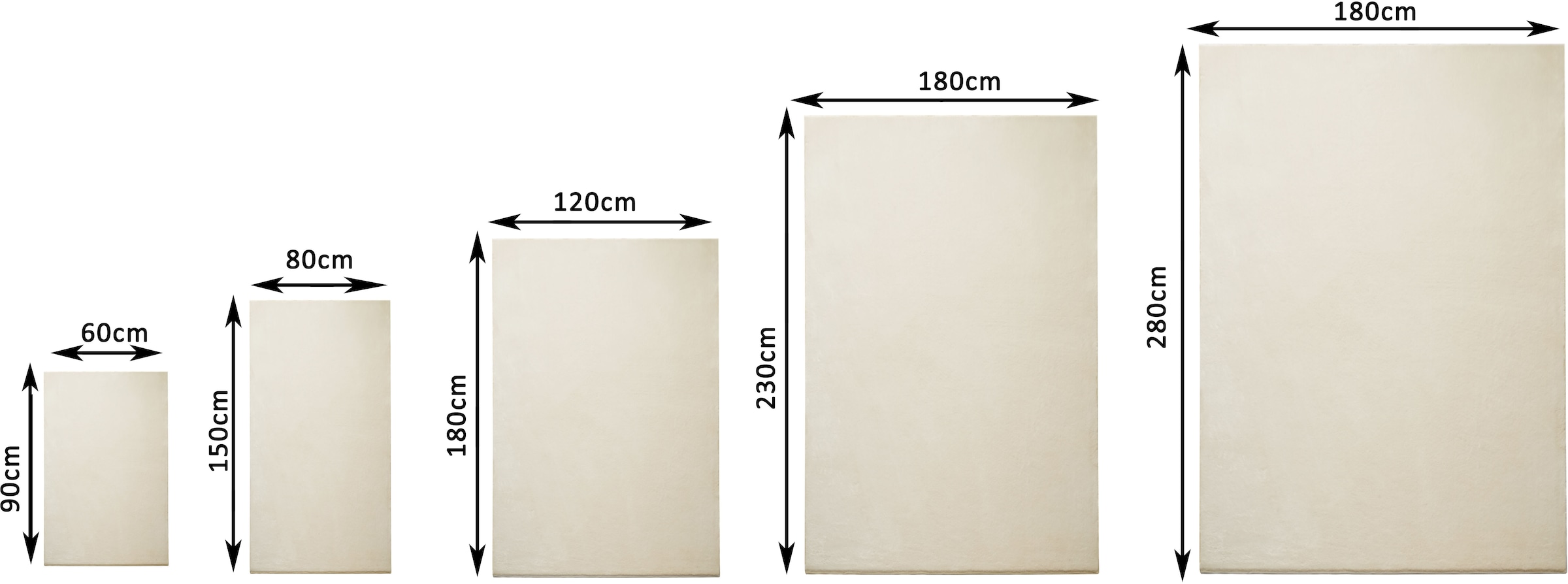 my home Teppich »Cali light, weich, modern, waschbar« rechteckig 13 mm Höhe Uni-Farben, kuschelig, & weich, Wohnzimmer, Schlafzimmer, Esszimmer