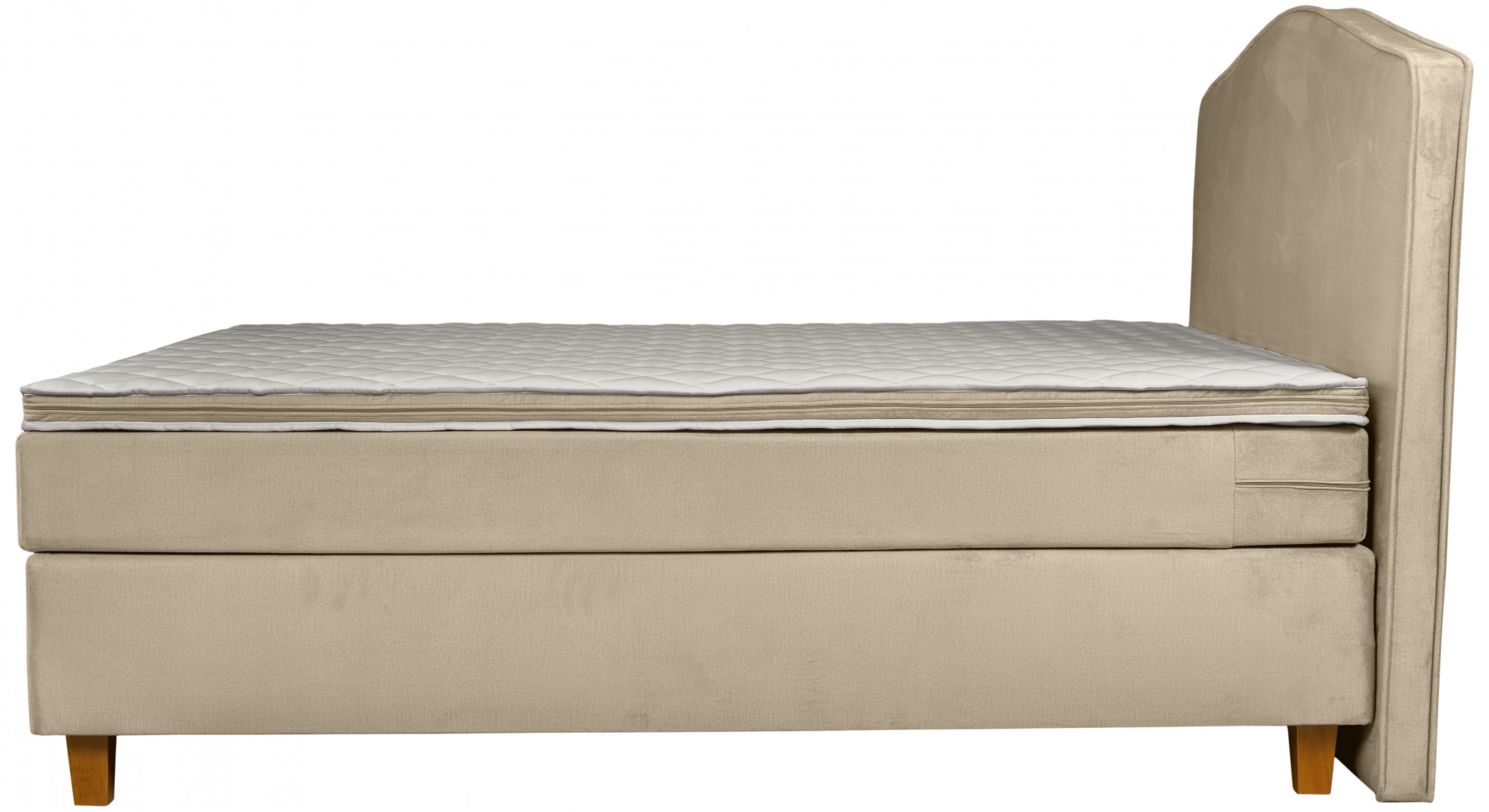 INOSIGN Boxspringbett »Jalma«, Füße aus massiver Birke ; Inkl. Topper