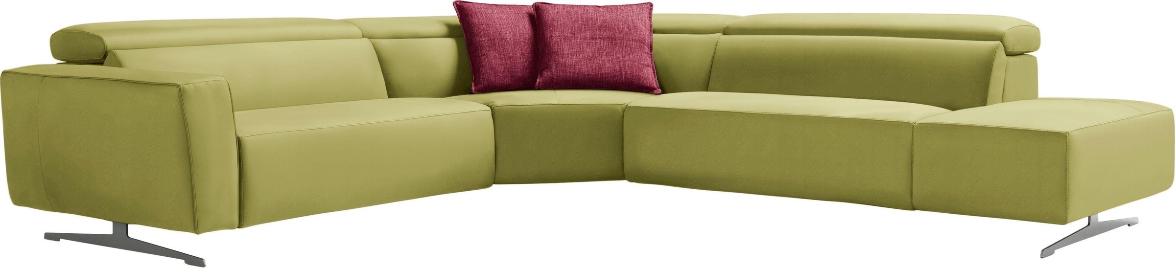 Egoitaliano Ecksofa "Stefanie-e, Designsofa der Extraklasse, bequem mit hoh günstig online kaufen