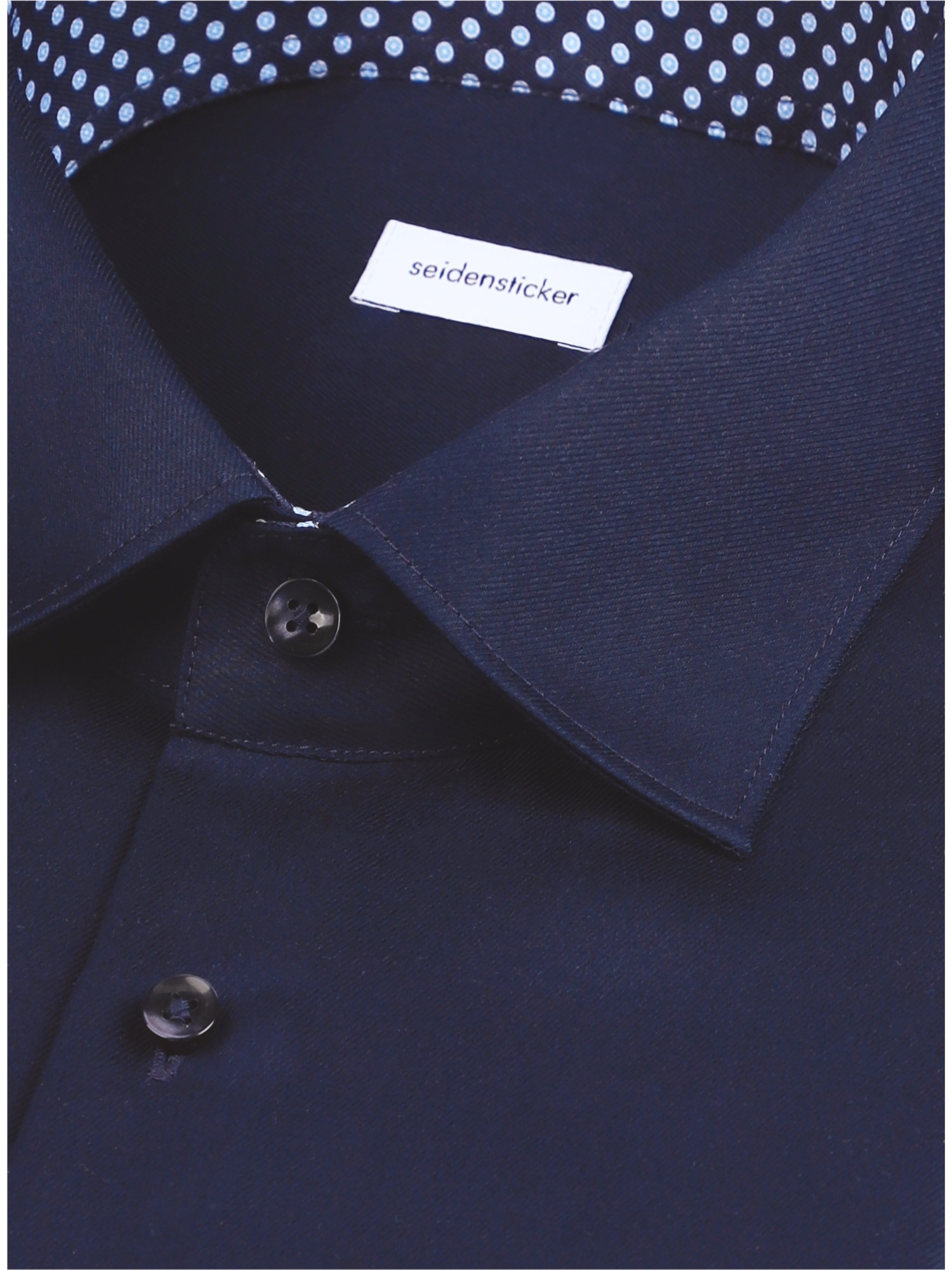 seidensticker Businesshemd »Schwarze Rose«, Shaped 1/1 Kentkragen Uni