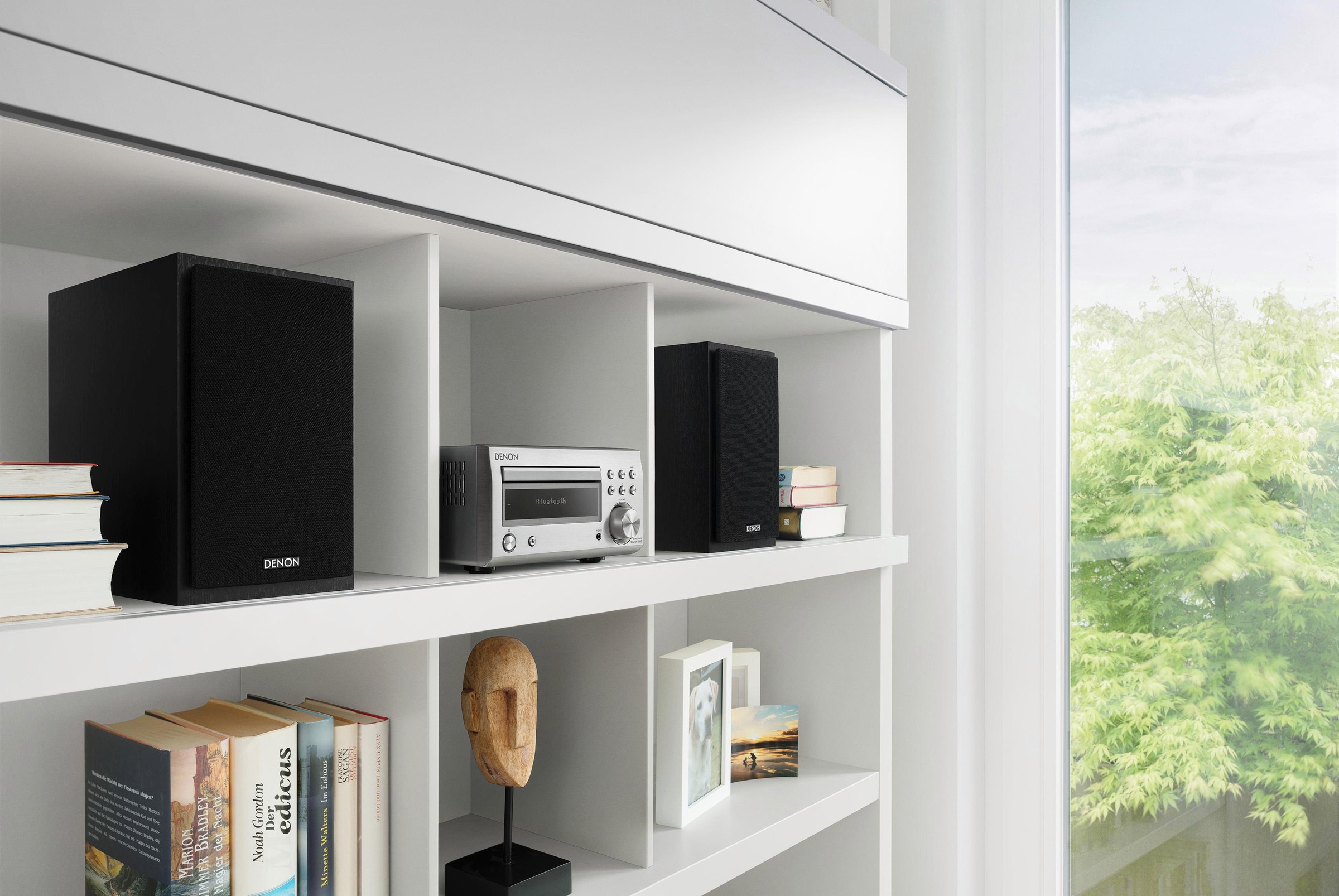 Denon Microanlage »D-M41«, (Bluetooth Digitalradio (DAB+)-FM-Tuner mit RDS 60 W), CD-Player, Bluetooth
