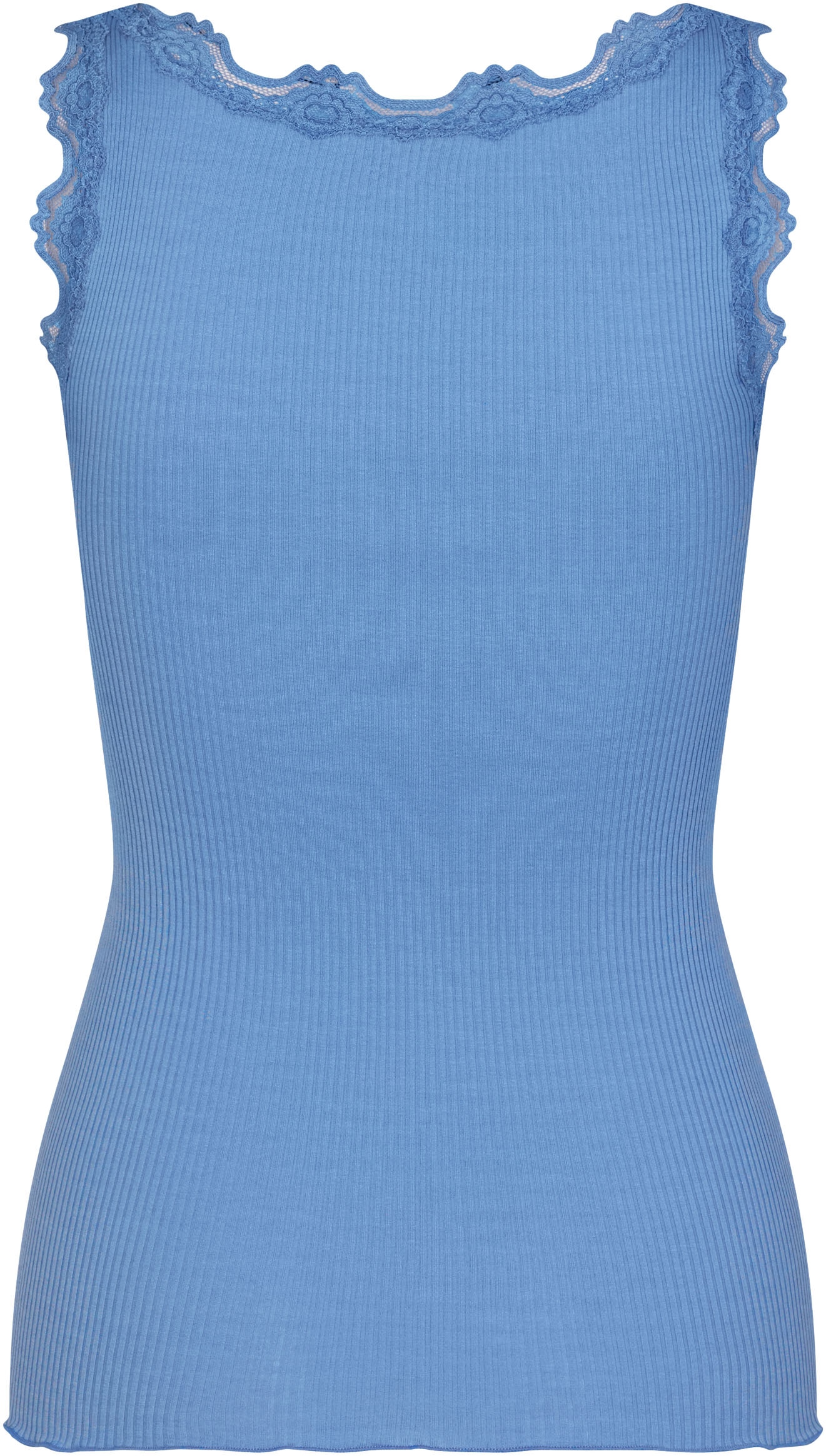 rosemunde Tanktop »Babette Silk Top«, wunderschöner Vintage-Spitzenbesatz an Ausschnitt und Trägern