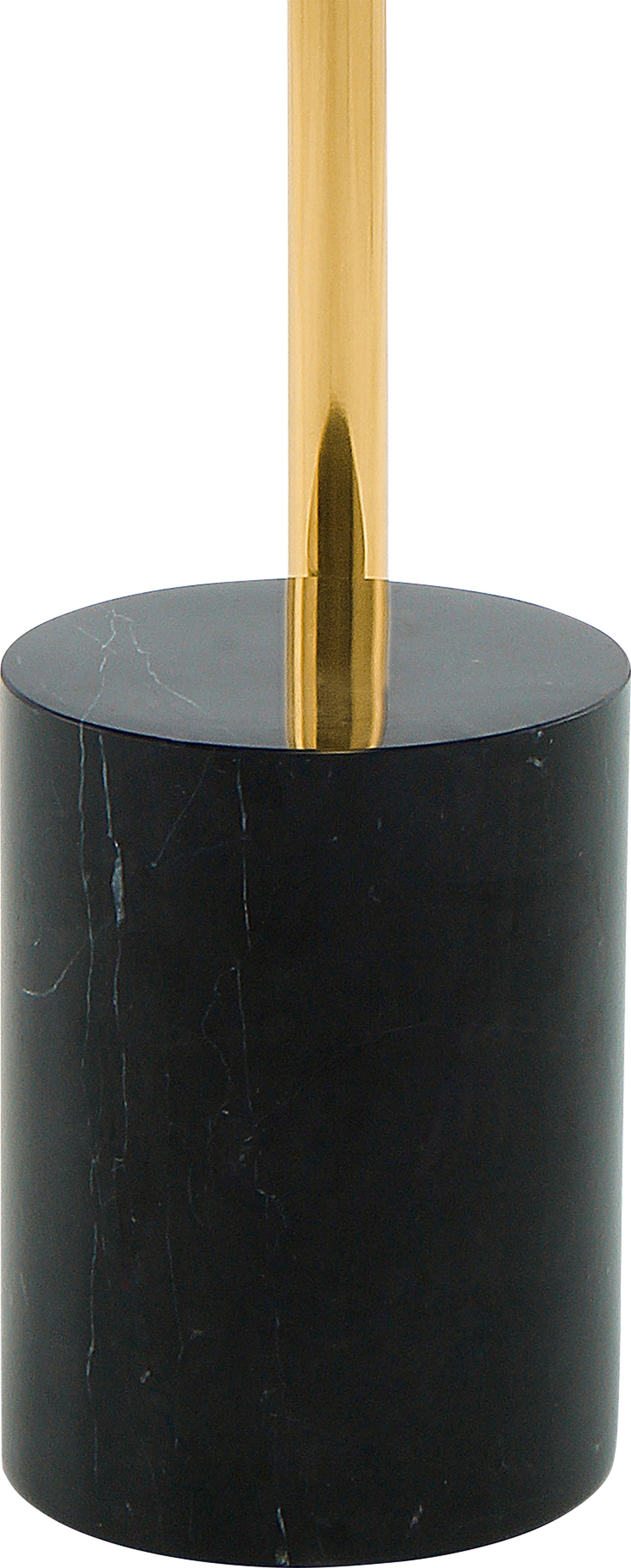 Kayoom Beistelltisch »Rosario 525, Beistelltisch in glamourösem Stil,runde Glas-Tischplatte«, (1 St.), Tischgestell in Metall-Marmor-Kombination, Sockel Ø 17 cm
