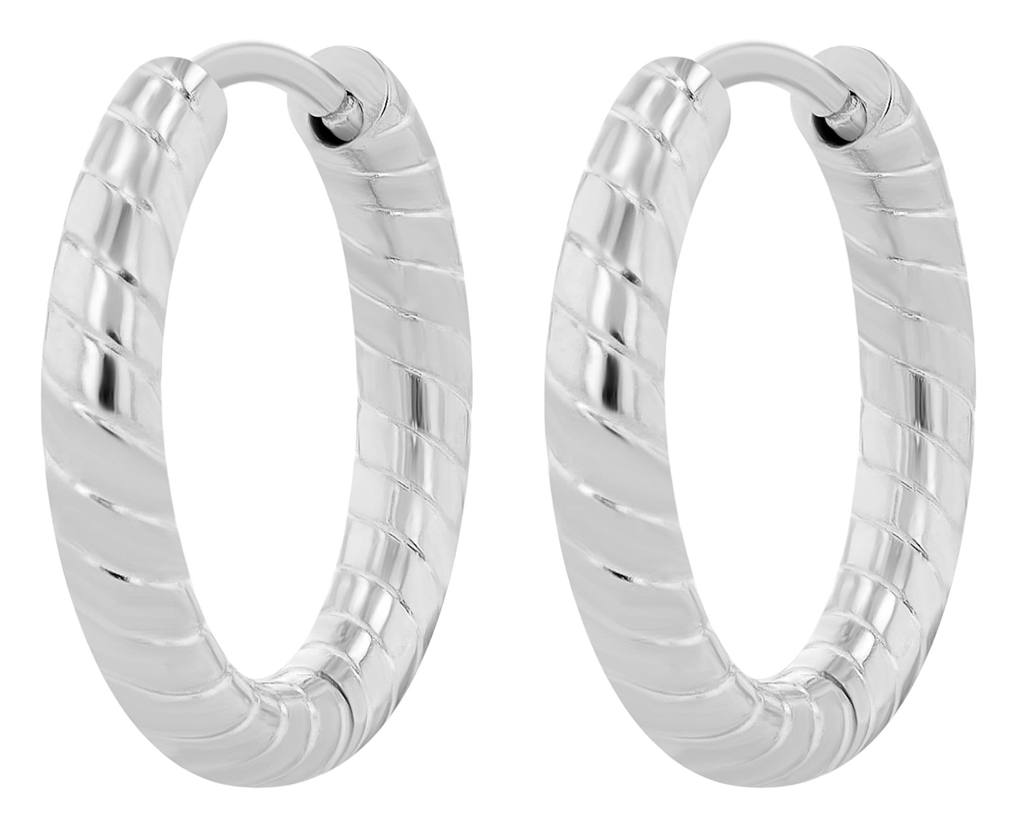 Adelia´s Paar Creolen "Damen Ohrringe – Creole aus Edelstahl" Perfekt als G günstig online kaufen