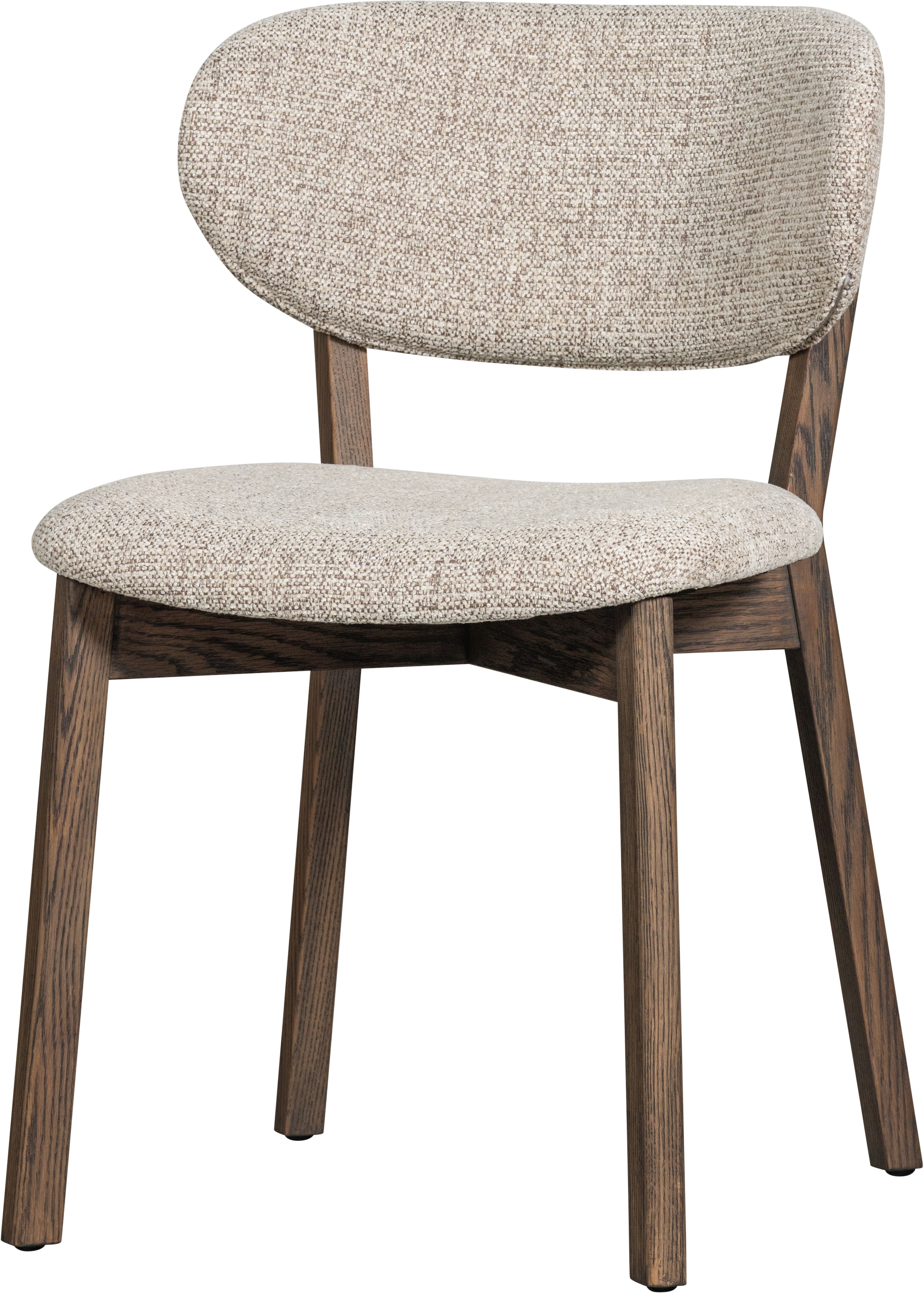 WOOOD Esszimmerstuhl »UDAR ESSZIMMERSTUHL MIT HOLZRAHMEN BRAUN - 2ER SET« (Set) 2 Stk.Der WOOOD Udar Stuhl vereint gewebt, Eiche & modernes Design.