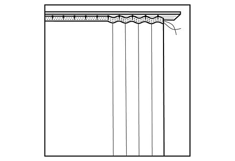 Thumbnail - Weckbrodt Gardine "Flensburg", (1 St.), Jacquard, strukturiert, halbtransparent, Bordüre, Sockel, Store