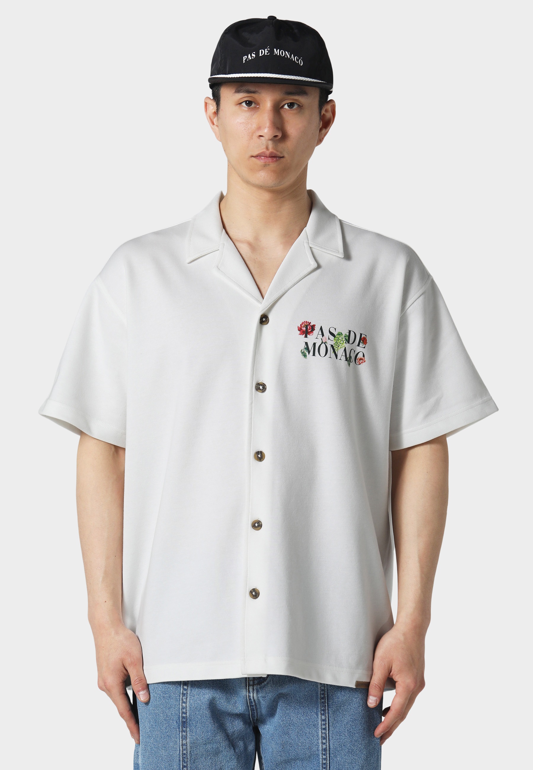Pas De Monaco Kurzarmshirt »Pas De Monaco FLORALE CUABAN SHIRT« 1 Stk.