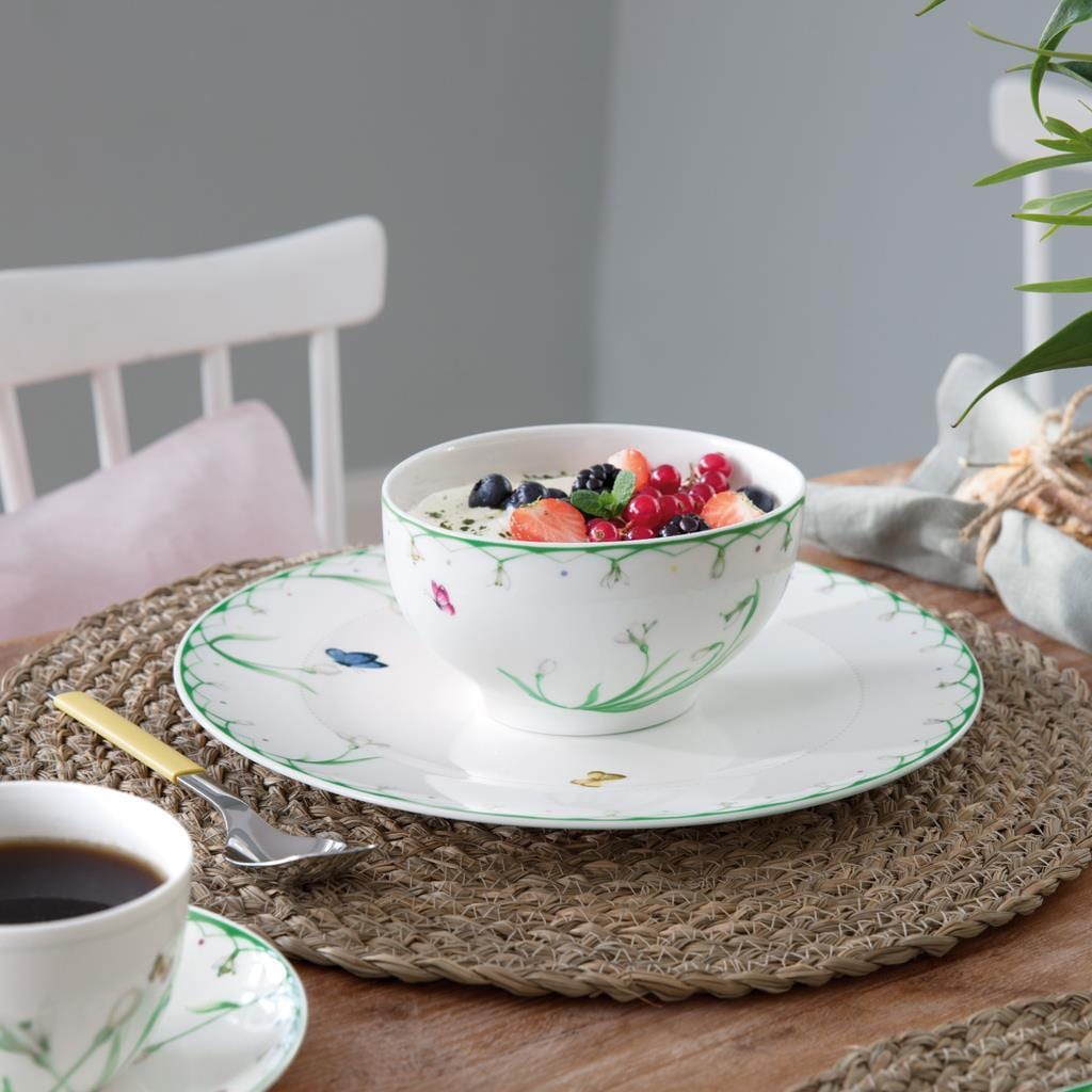 Villeroy & Boch Geschirr-Set »Frühstücks-Set Colourful Spring 12er Set bunt« Spülmaschinengeeignet, Mikrowellengeeignet