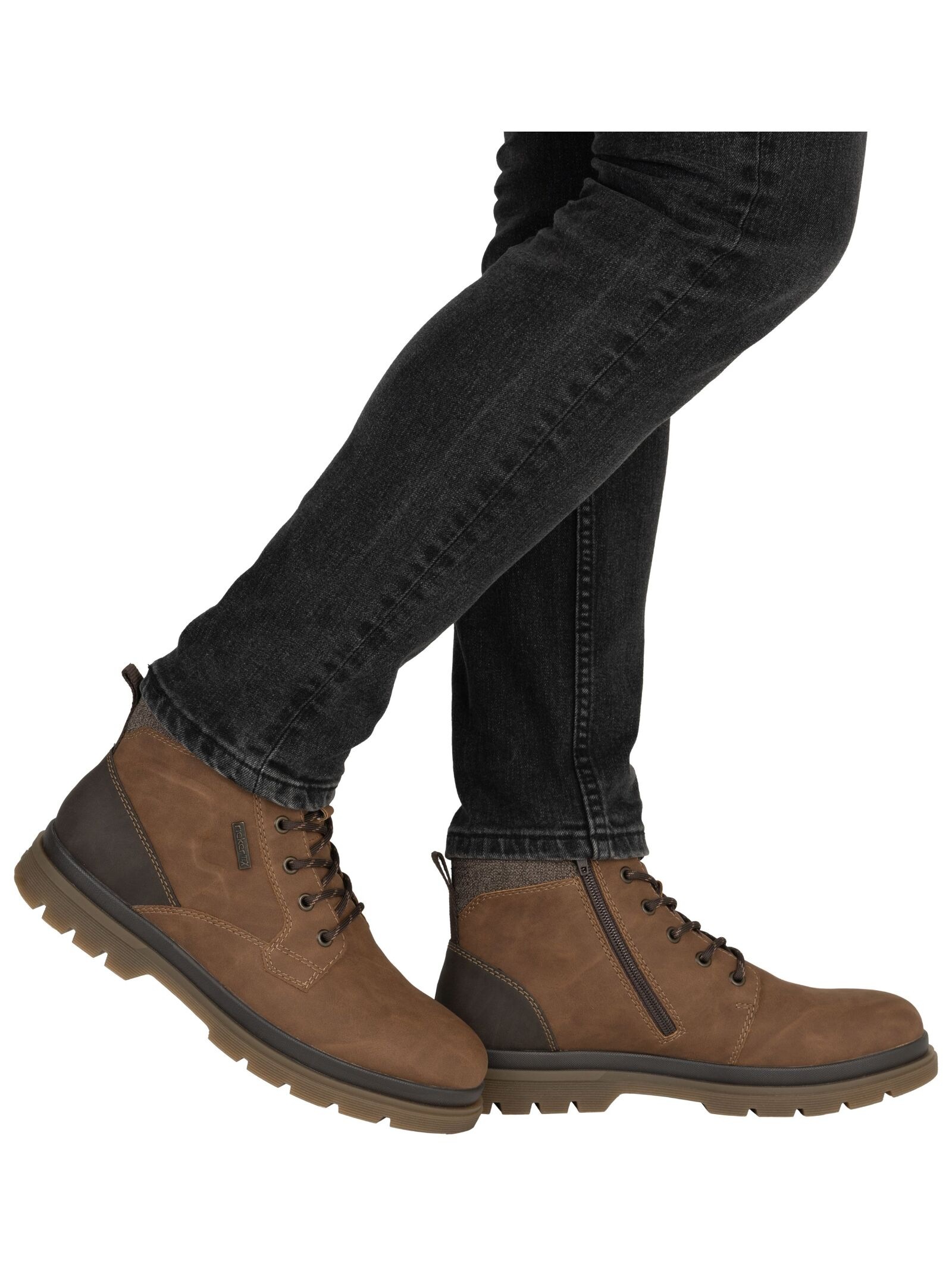 Rieker Schnürstiefelette »Rieker Stiefelette Lederimitat«