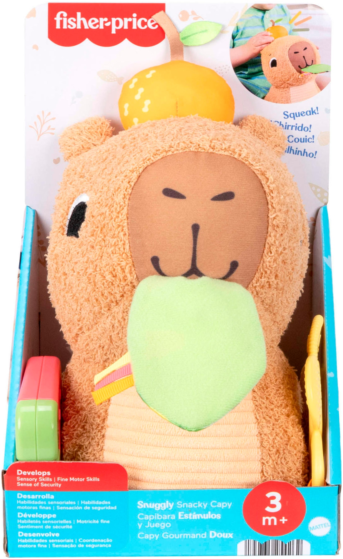 Fisher-Price® Plüschfigur »Kuschel-Capybara«, mit Licht- und Soundeffekt