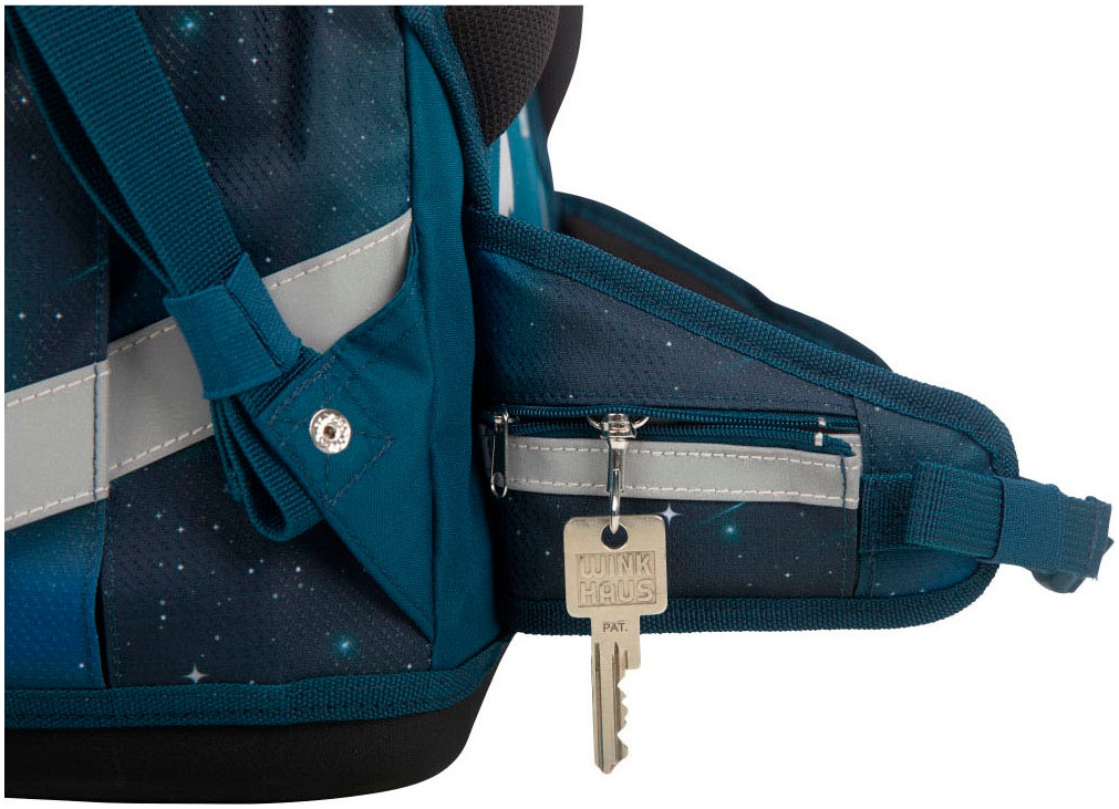SCHOOL-MOOD® Schulranzen »Champion Maxx Pro«, retroreflektierende Flächen, mit LED-Patchy