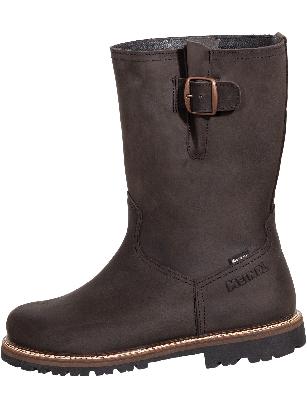 Meindl Wanderstiefel »Meindl Wagrain GTX espresso«  Durchgehendes echtes Lammfellfutter inklusive Lammfell-Fußbett