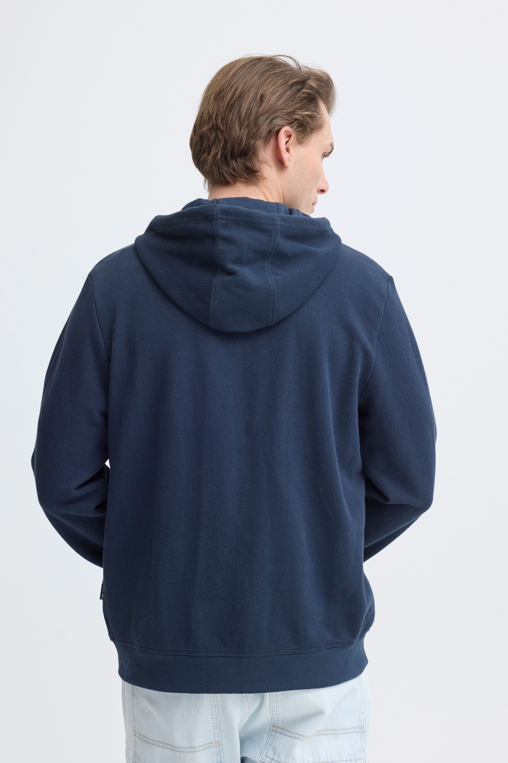 Blend Kapuzenpullover »BHJuma« Moderne Kapuzensweatjacke mit kontrastfarbenem Reißverschluss