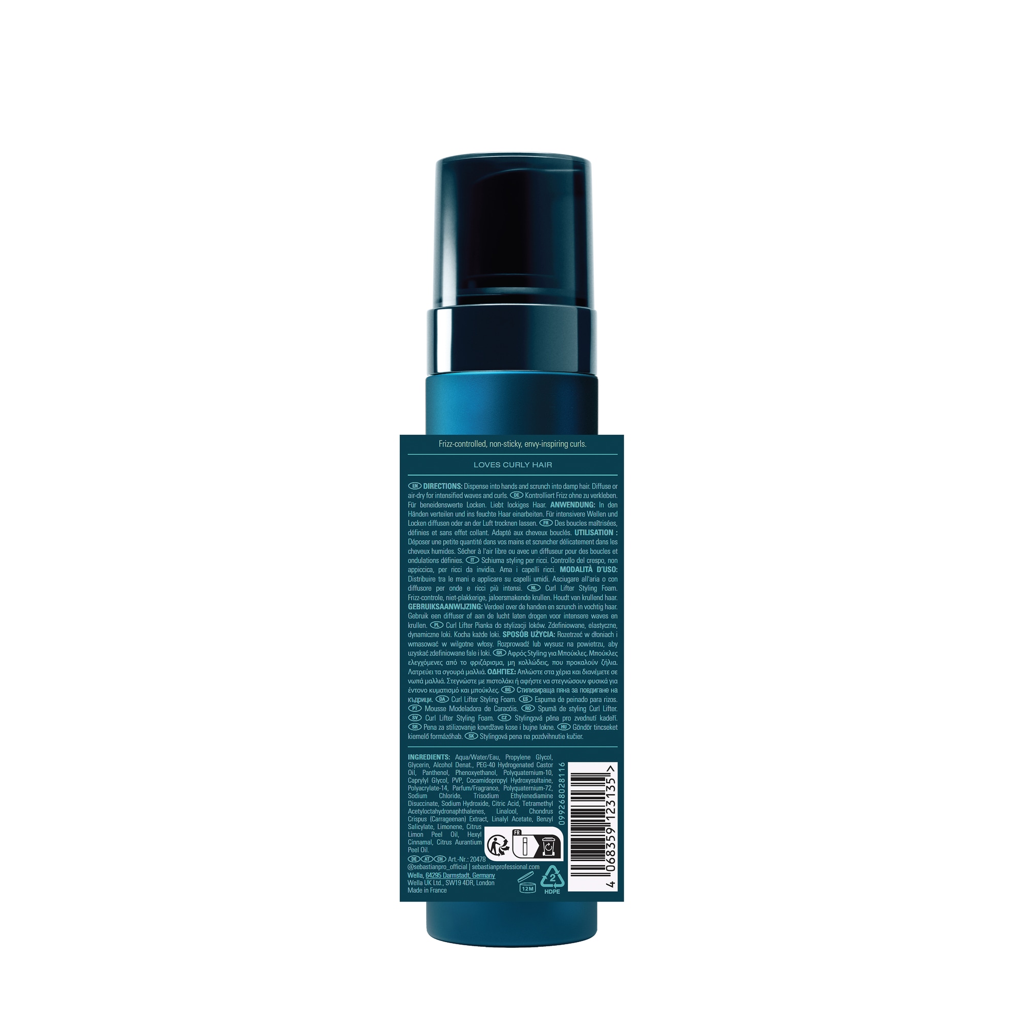 Sebastian Professional Haarfluid »Twisted Foam« ein einzigartiges Designstück