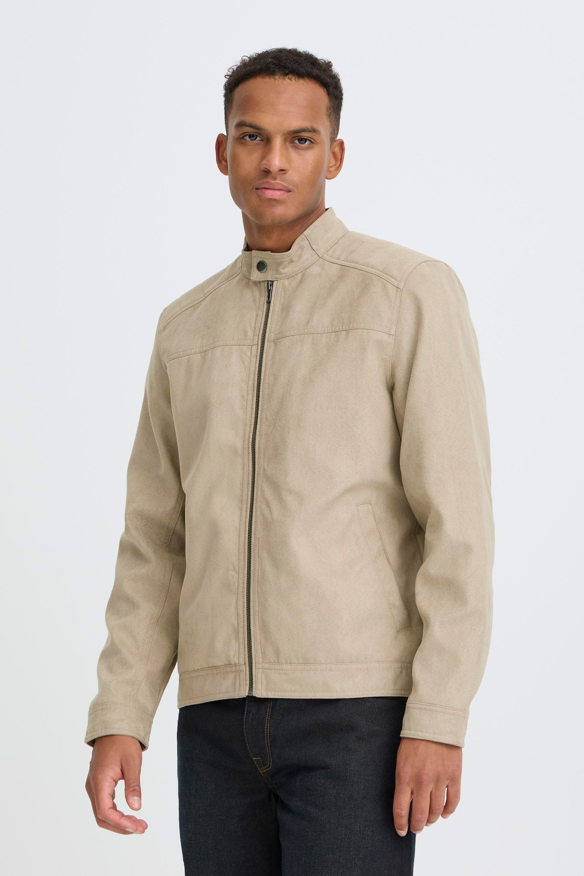 Blend Hemdjacke "BHFossy" ohne Kapuze Modische Kunstlederjacke mit praktisc günstig online kaufen