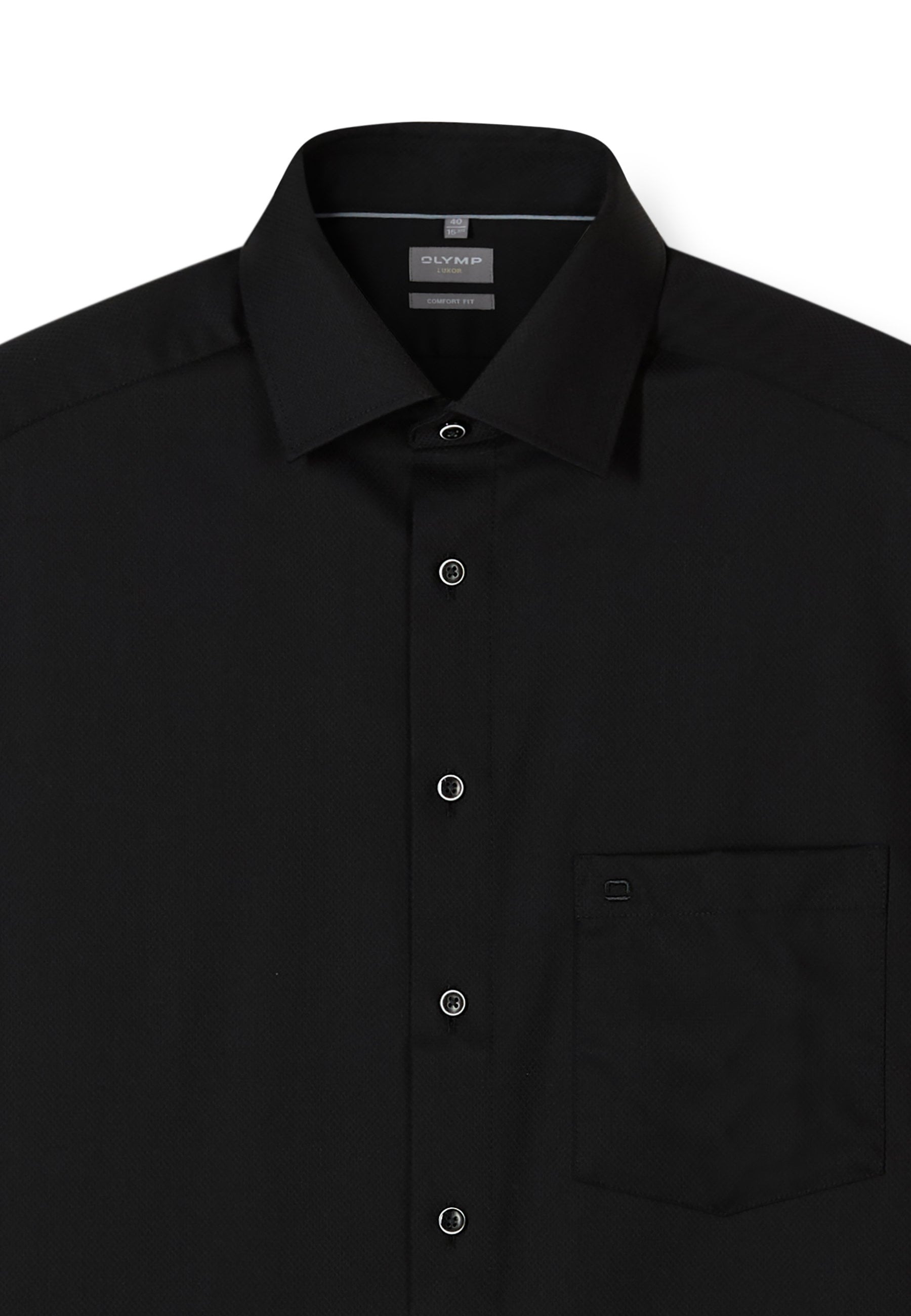 OLYMP Hemd Modern Fit Schwarz 43 7