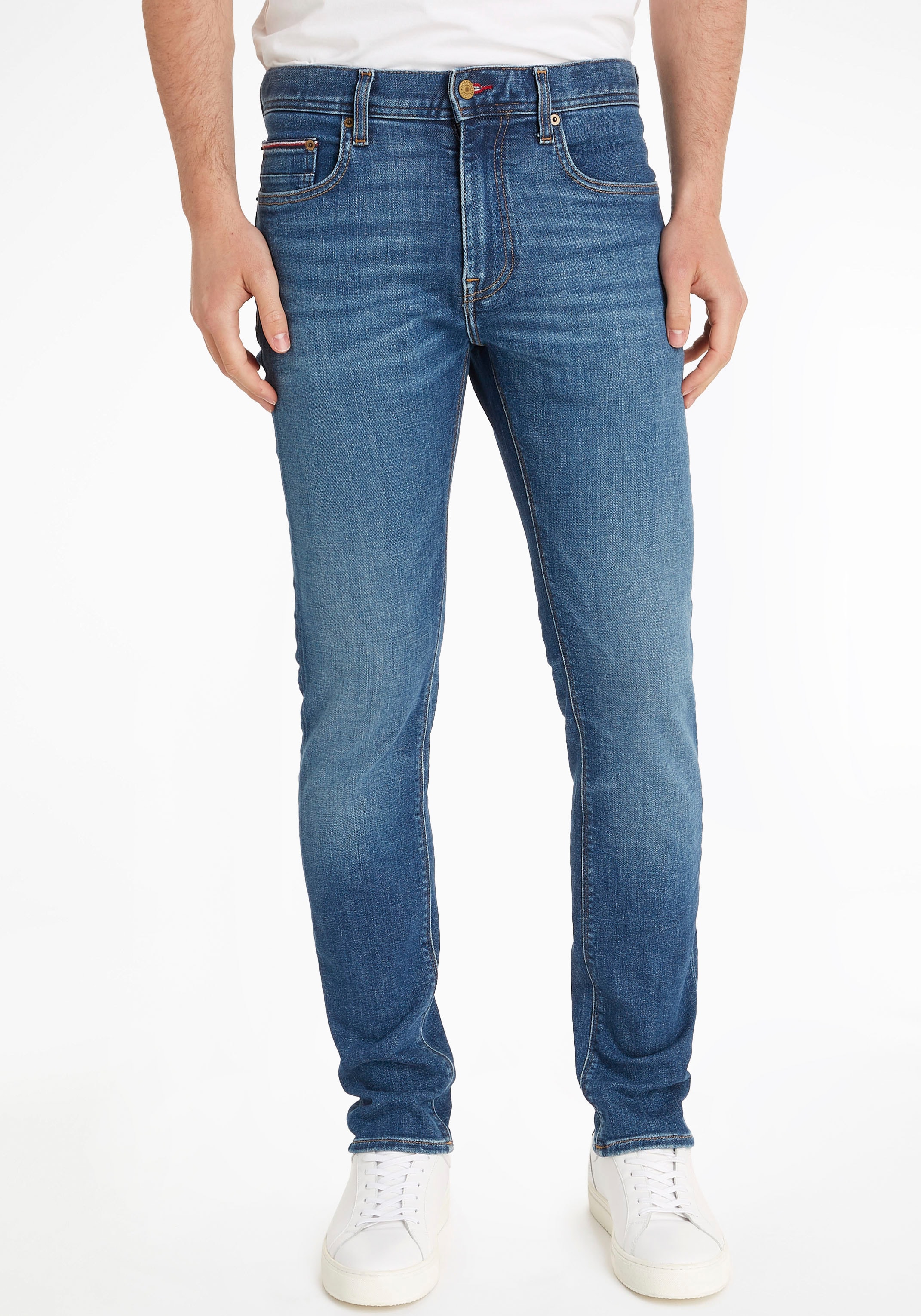 Tommy Hilfiger 5-Pocket-Jeans »SLIM BLEECKER PSTR«