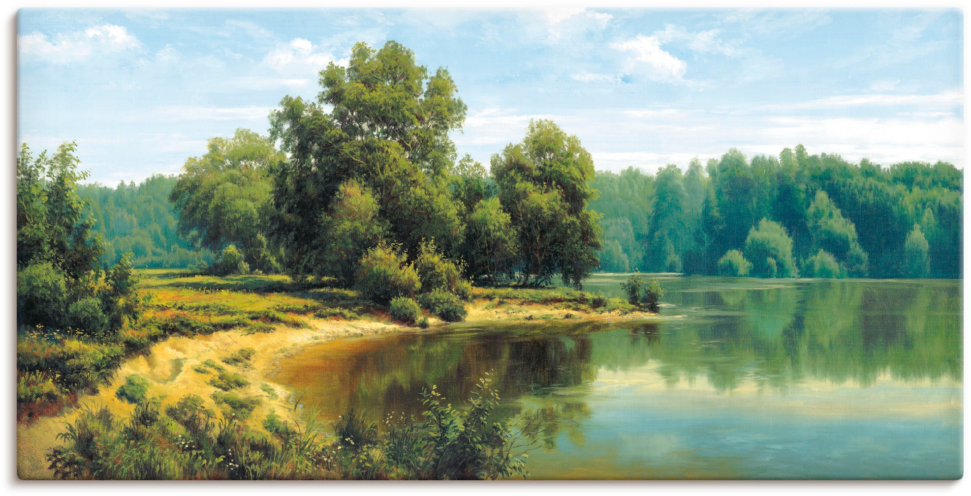 Artland Wandbild »Russische Landschaft VII«, Seebilder, (1 St.), als Alubild,  Leinwandbild, Wandaufkleber oder Poster in versch. Größen kaufen | BAUR