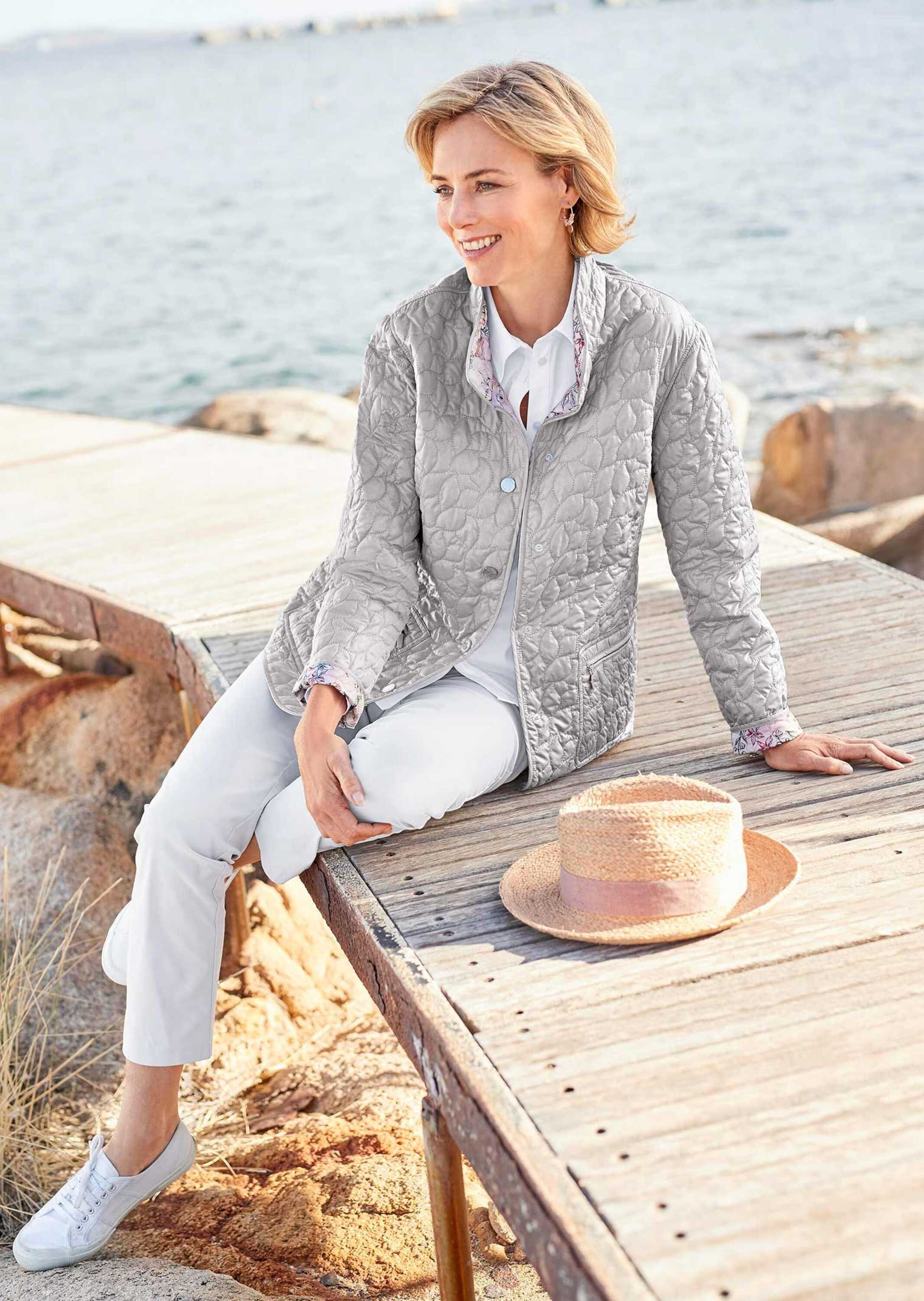 GOLDNER Steppjacke »Wattierte Wendejacke mit Druckmuster«