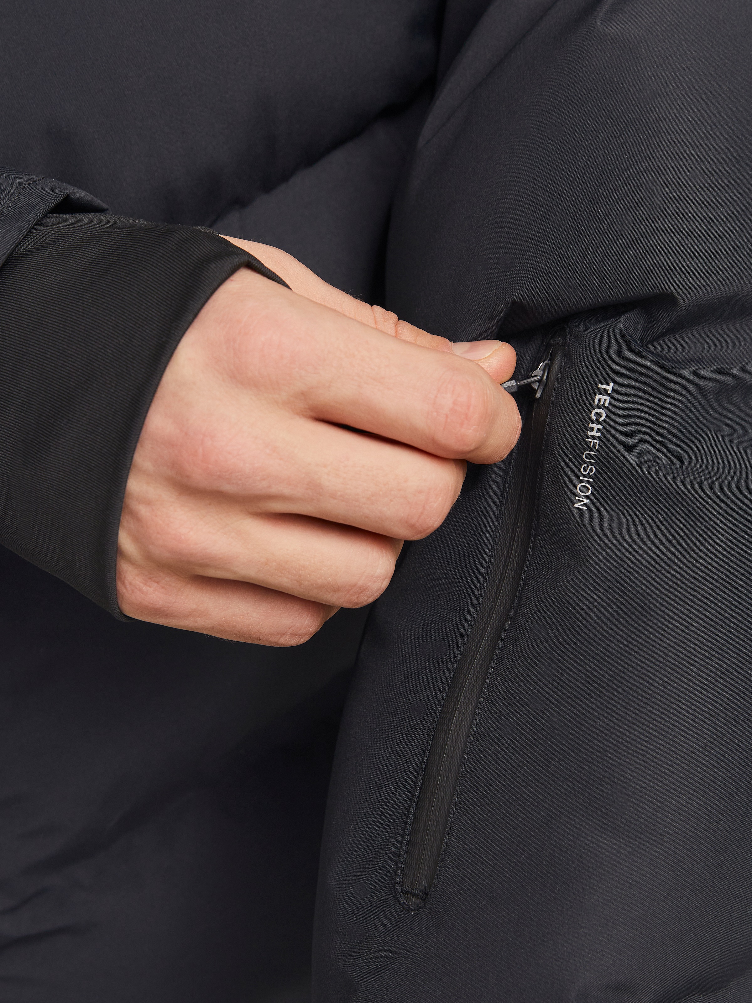Jack & Jones Steppjacke »JCOSLAY HEAT QUILTED PUFFER SN«, mit Kapuze