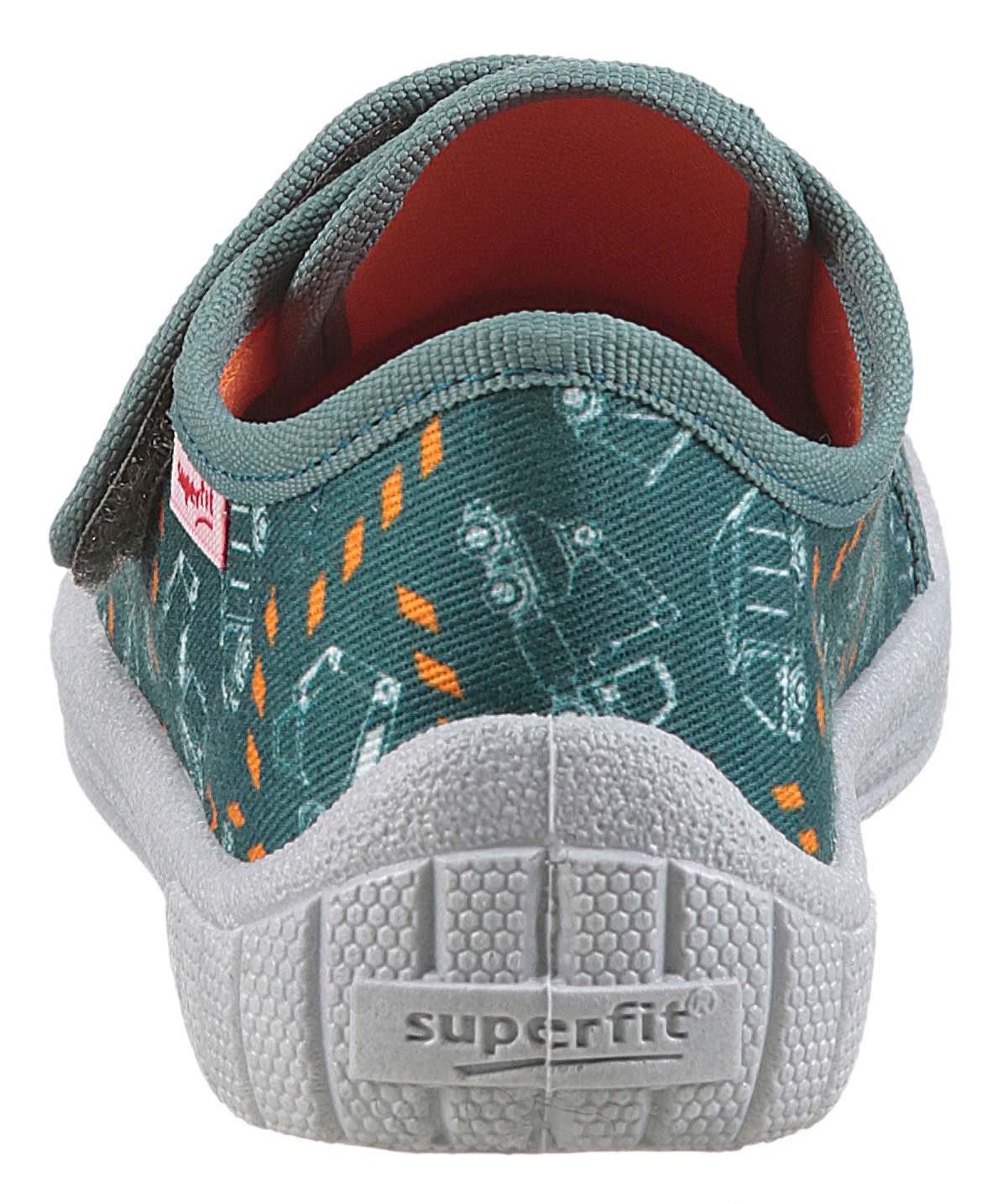 Superfit Hausschuh »BILL WMS: Mittel«, Klettschuh mit Klettverschluss, Größenschablone zum Download