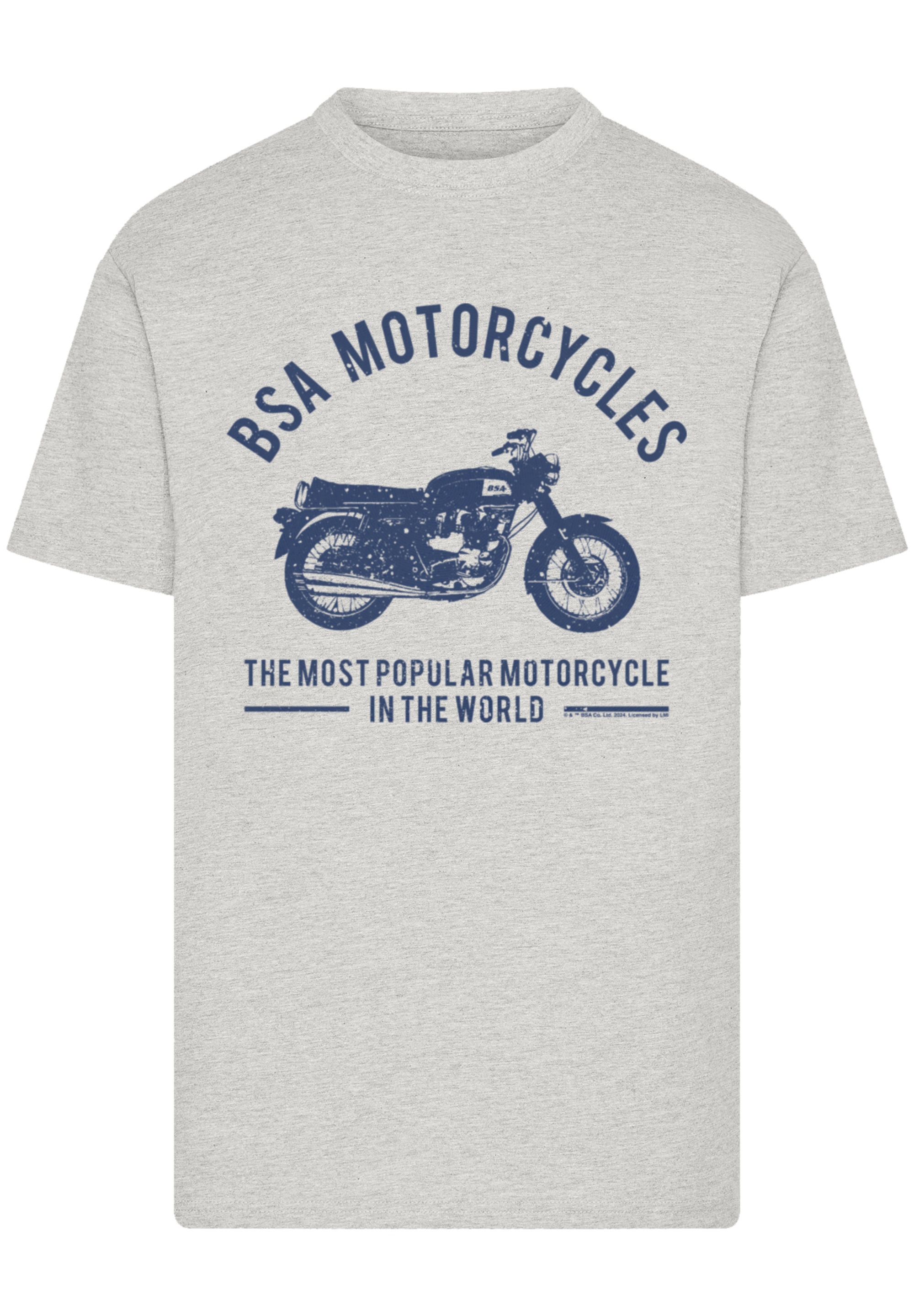 F4NT4STIC T-Shirt "BSA Motorcycles Most Popular In The World", Premium Qual günstig online kaufen