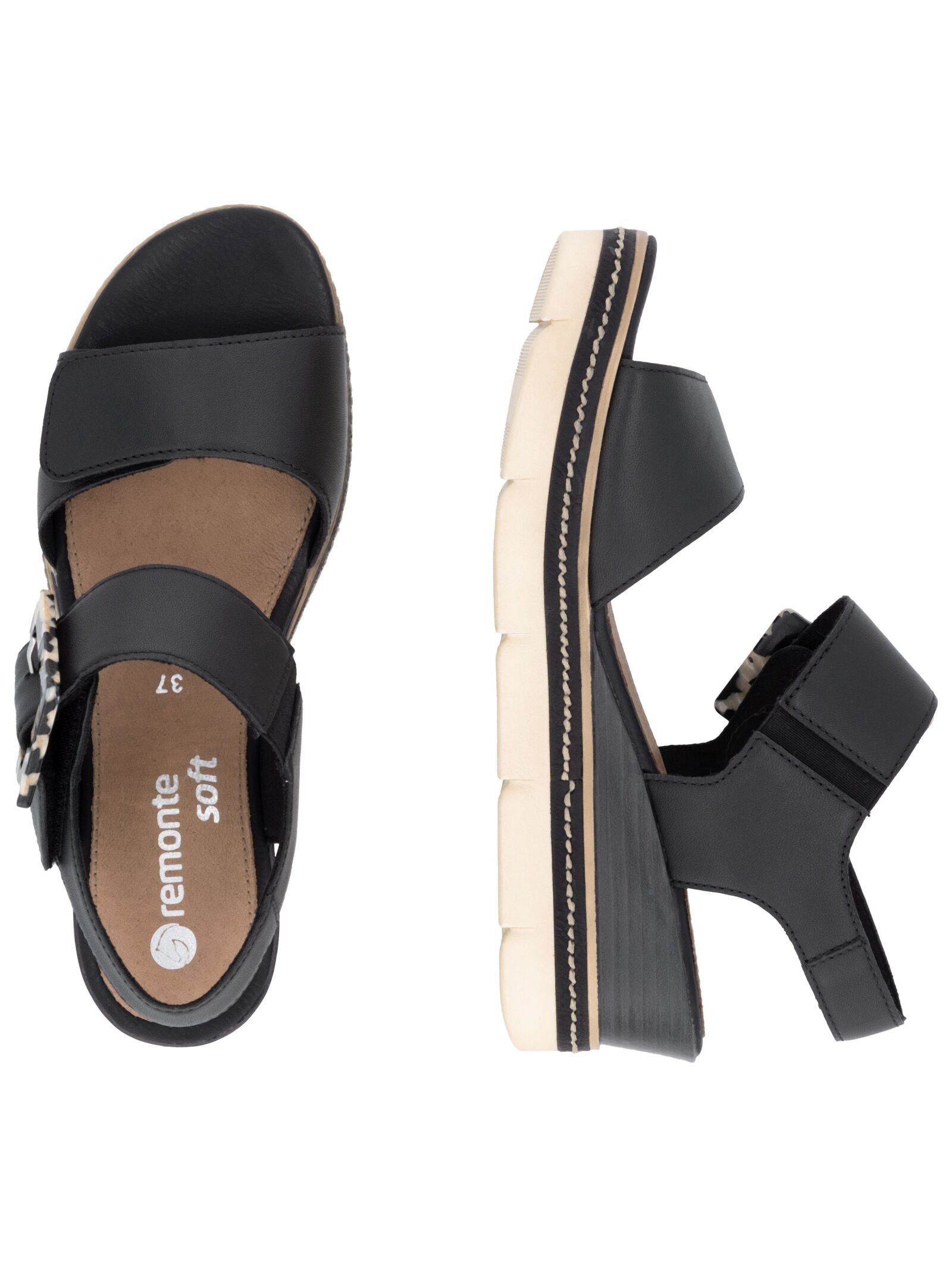 Remonte Keilsandalette »Remonte Sandalen Leder«