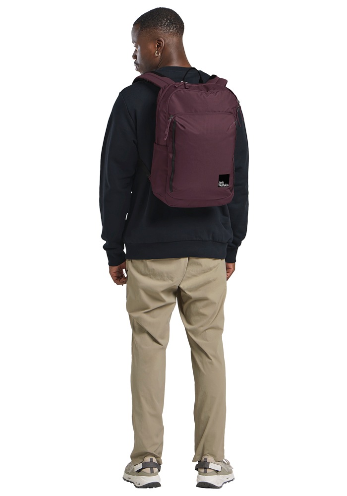 Daypack JACK WOLFSKIN "TERRACADE", amaranth, Rucksäcke, onesize, Obermaterial: 100% Polyester. InnenFutter: 100% Polyester 2