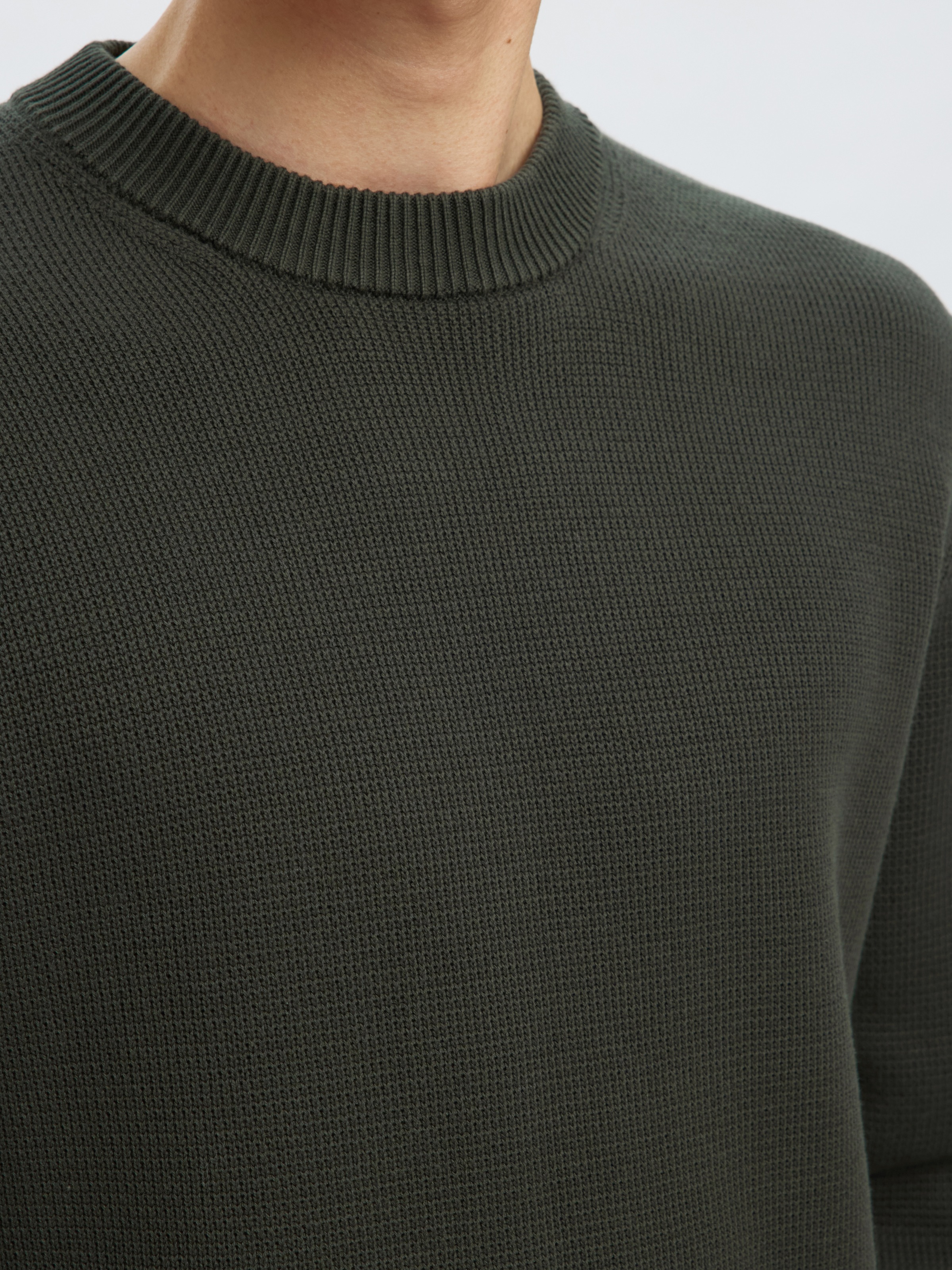 SELECTED HOMME Rundhalspullover "SLHDANE LS KNIT STRUCTURE CREW NECK NOOS" günstig online kaufen