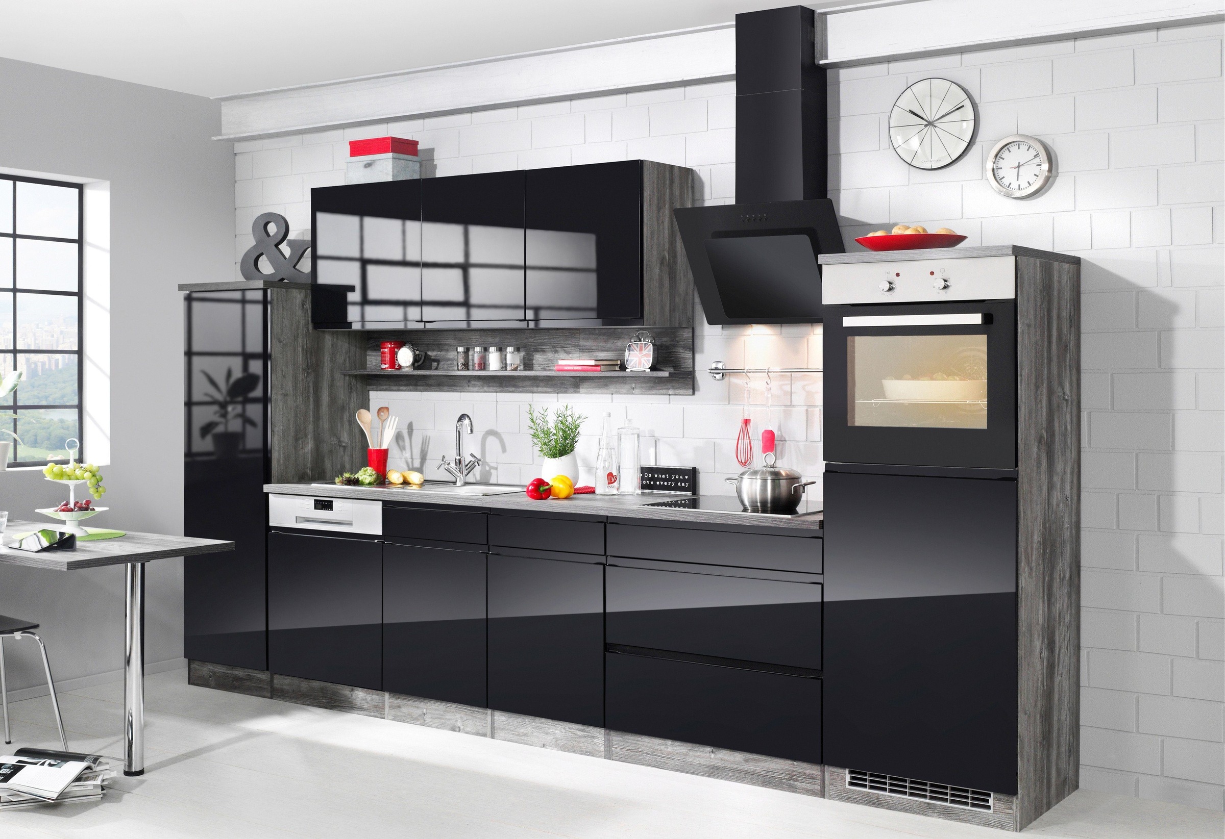 HELD MÖBEL Backofen/Kühlumbauschrank »Virginia«, 60 cm breit