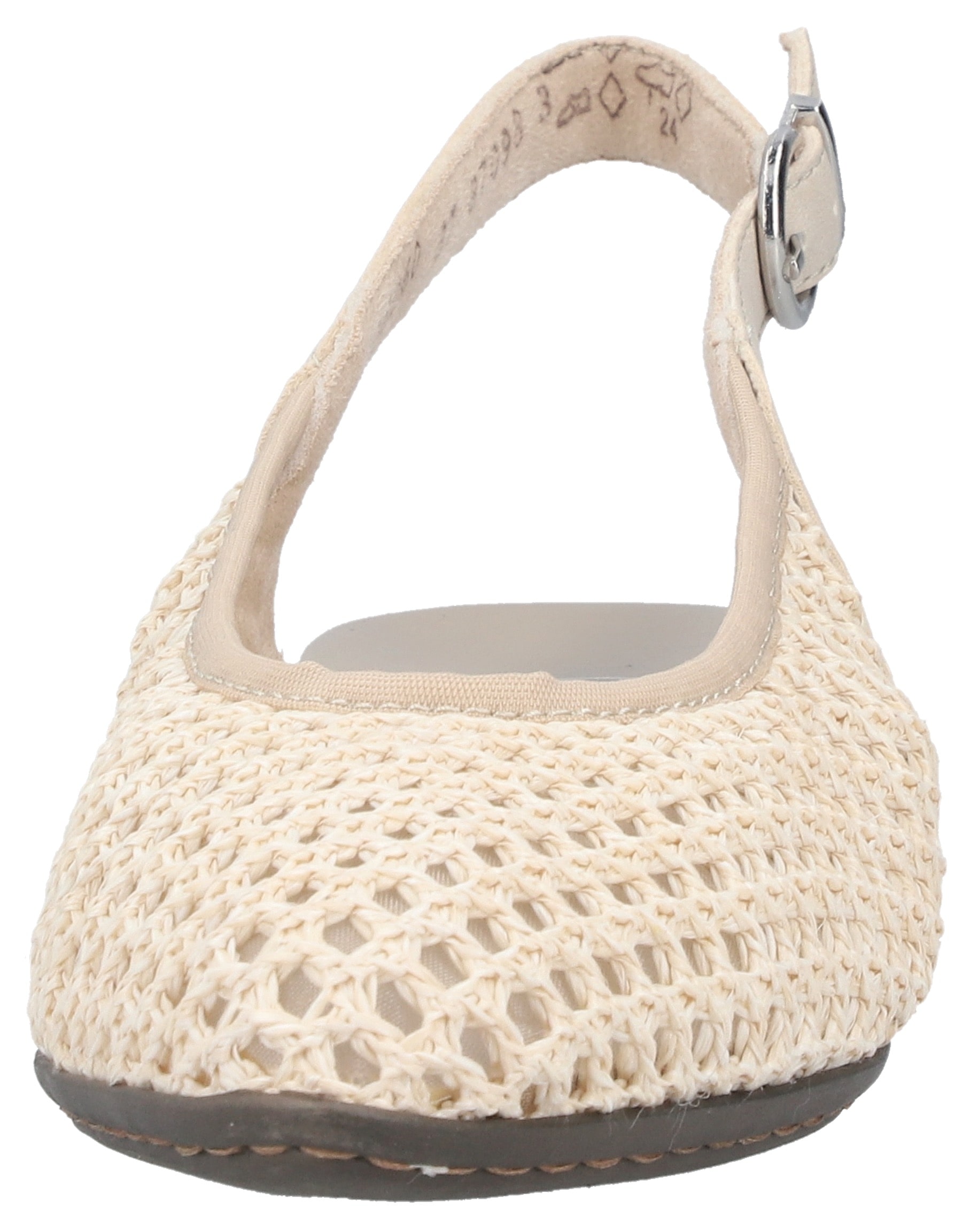 Rieker Slingsandale  Sommerschuh, Festtagsschuh, Blockabsatz, mit Riemchen