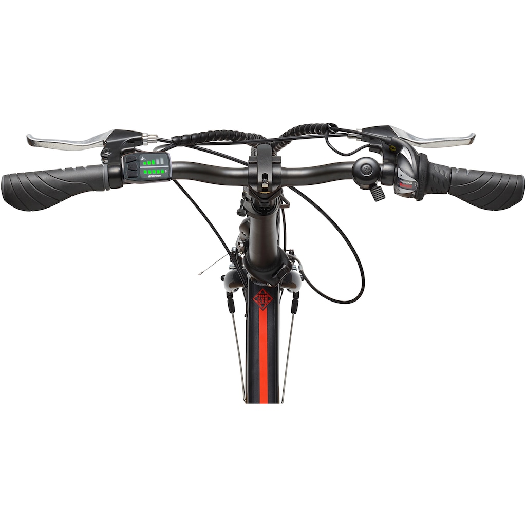 Telefunken E-Bike »Kompakt F820«, 6 Gang, Shimano, Tourney, Heckmotor 250 W