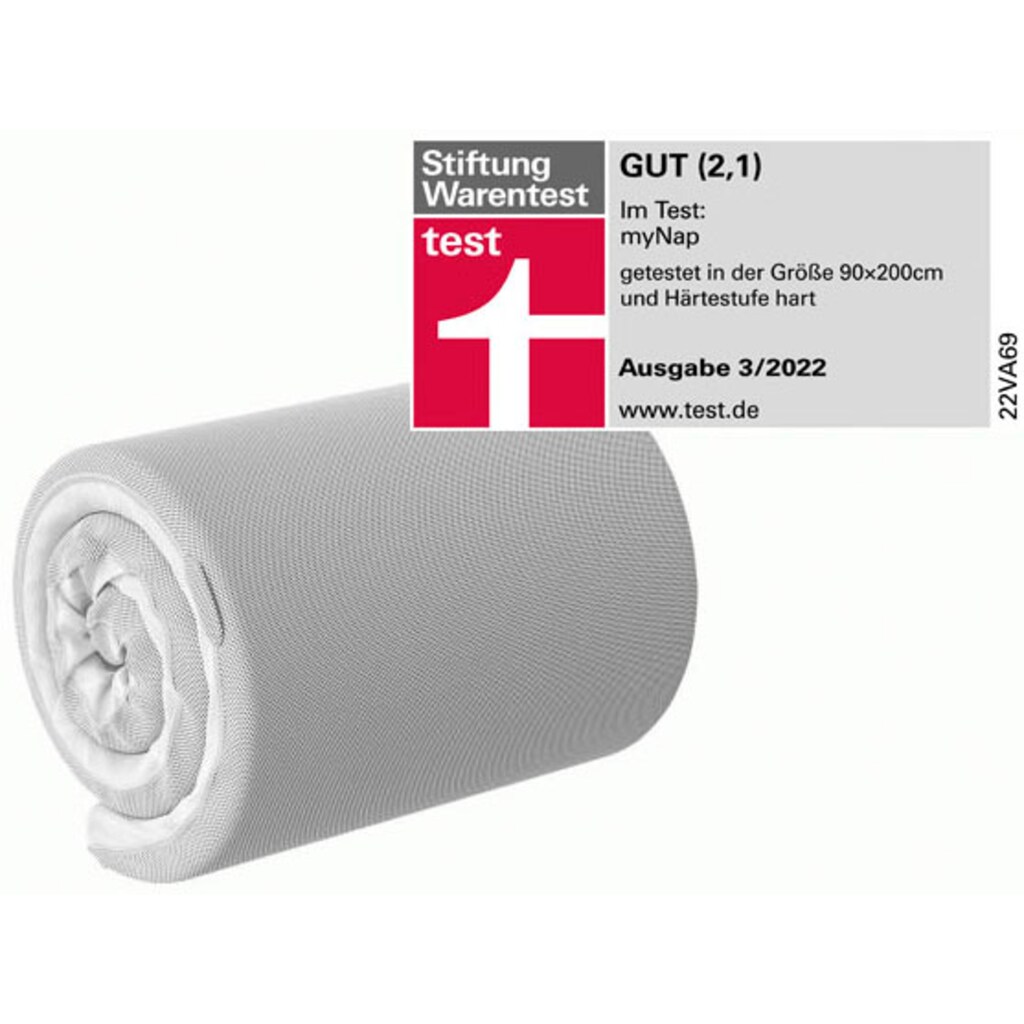 Wohnen Matratzen Schlaraffia Komfortschaummatratze »myNap«, 18 cm cm hoch, Raumgewicht: 40 kg/m³, (1 St.), von Stiftung Warentes Wohnen Matratzen Schlaraffia Komfortschaummatratze »myNap«, 18 cm cm hoch, Raumgewicht: 40 kg/m³, (1 St.), von Stiftung Warentes