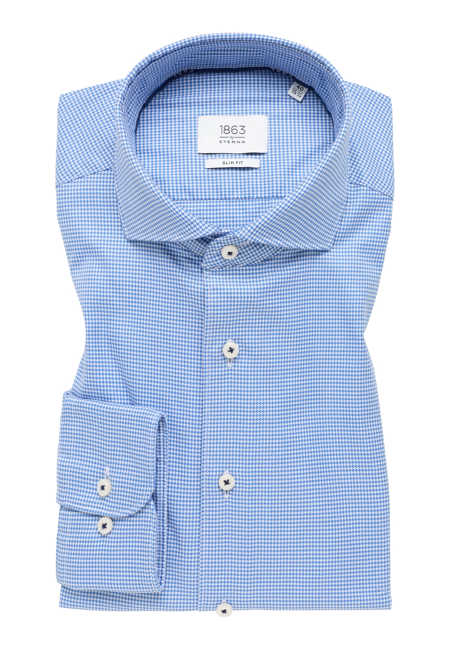 Eterna Langarmhemd »SLIM FIT«, EASY IRON (bügelleicht)