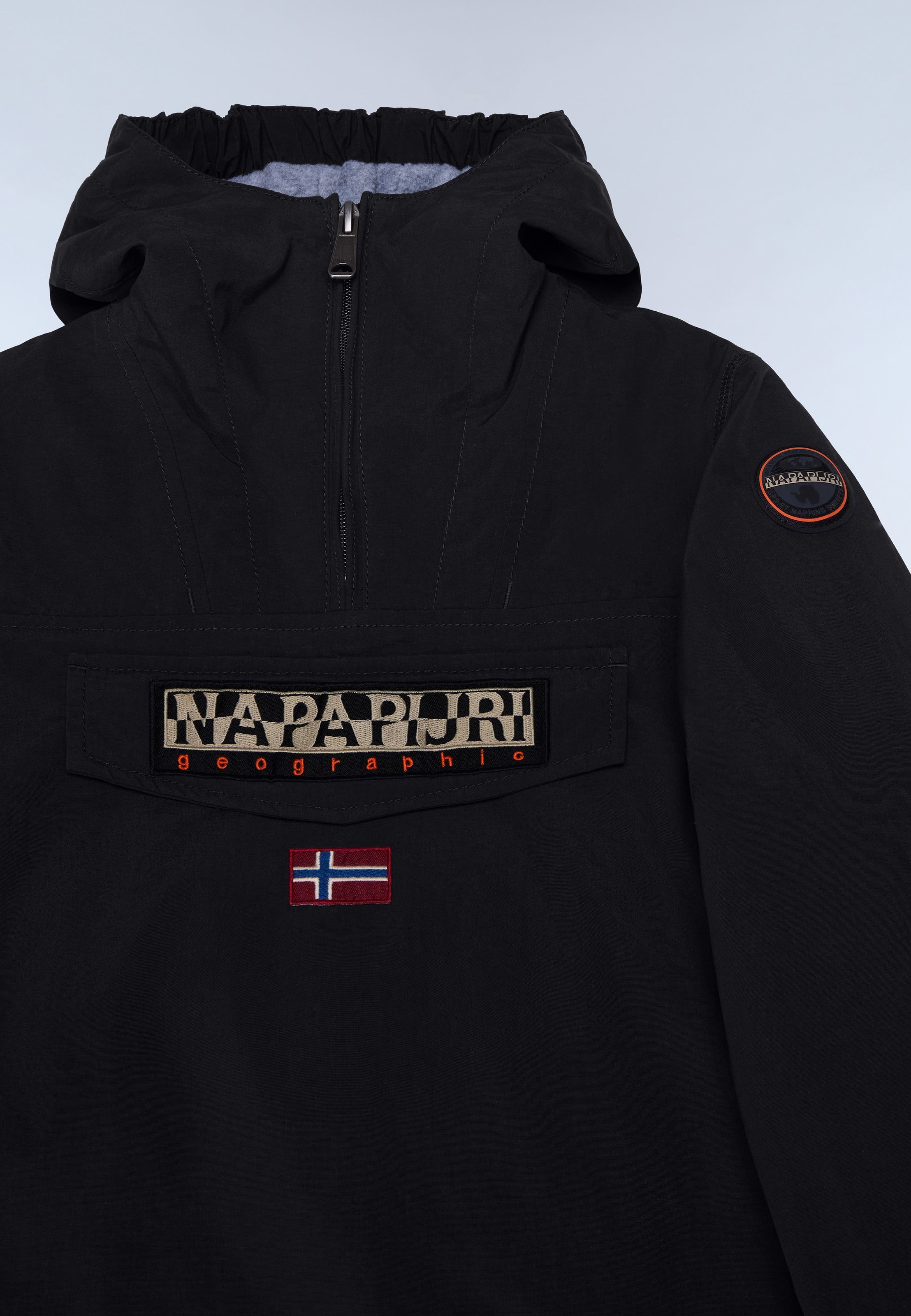 Napapijri Anorak »K RAINFOREST WI 2 BLACK BEAUTY« sportlicher Anorak, leichtes Material, Obermaterial aus Polyamid