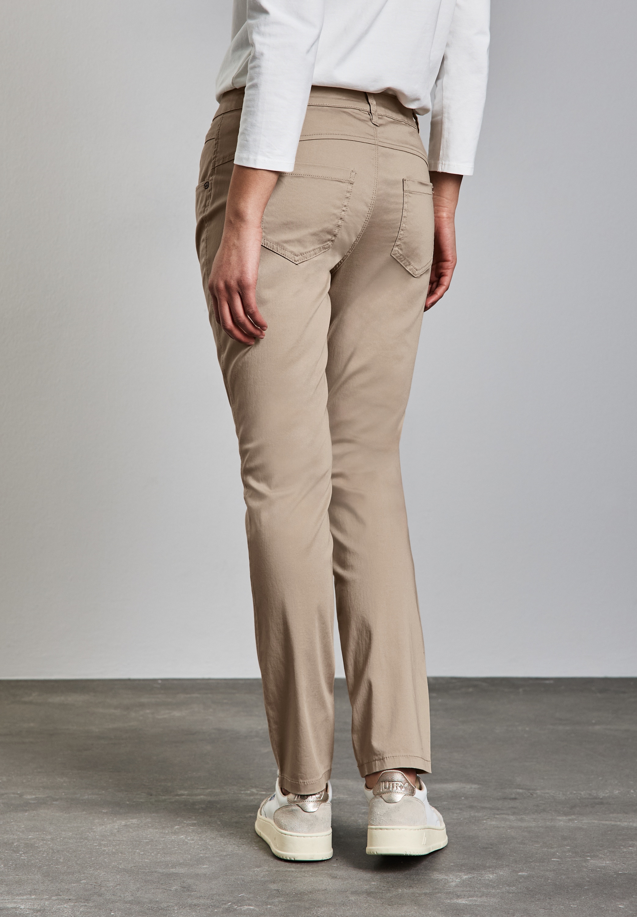 STREET ONE Chinohose, Middle Waist