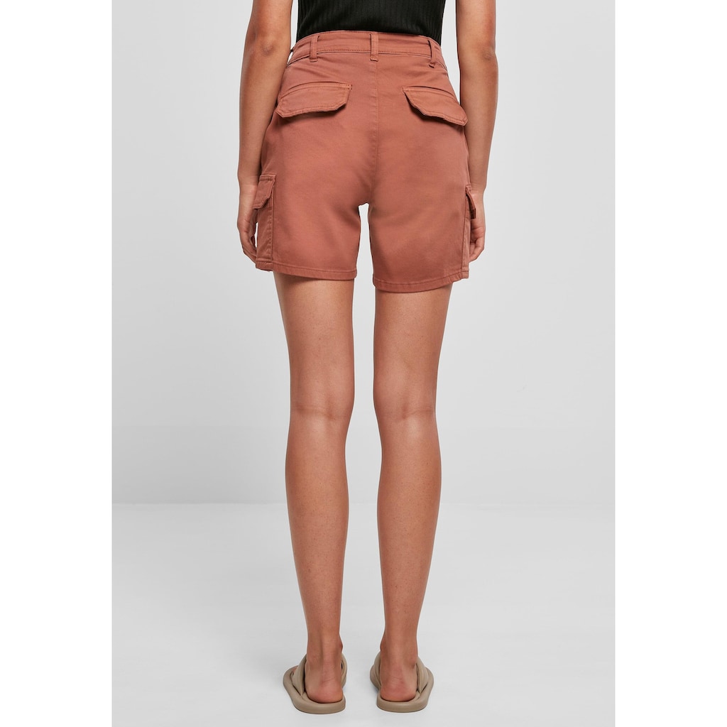 URBAN CLASSICS Cargohose »Urban Classics Damen Ladies High Waist Cargo Shorts«, (1 tlg.)