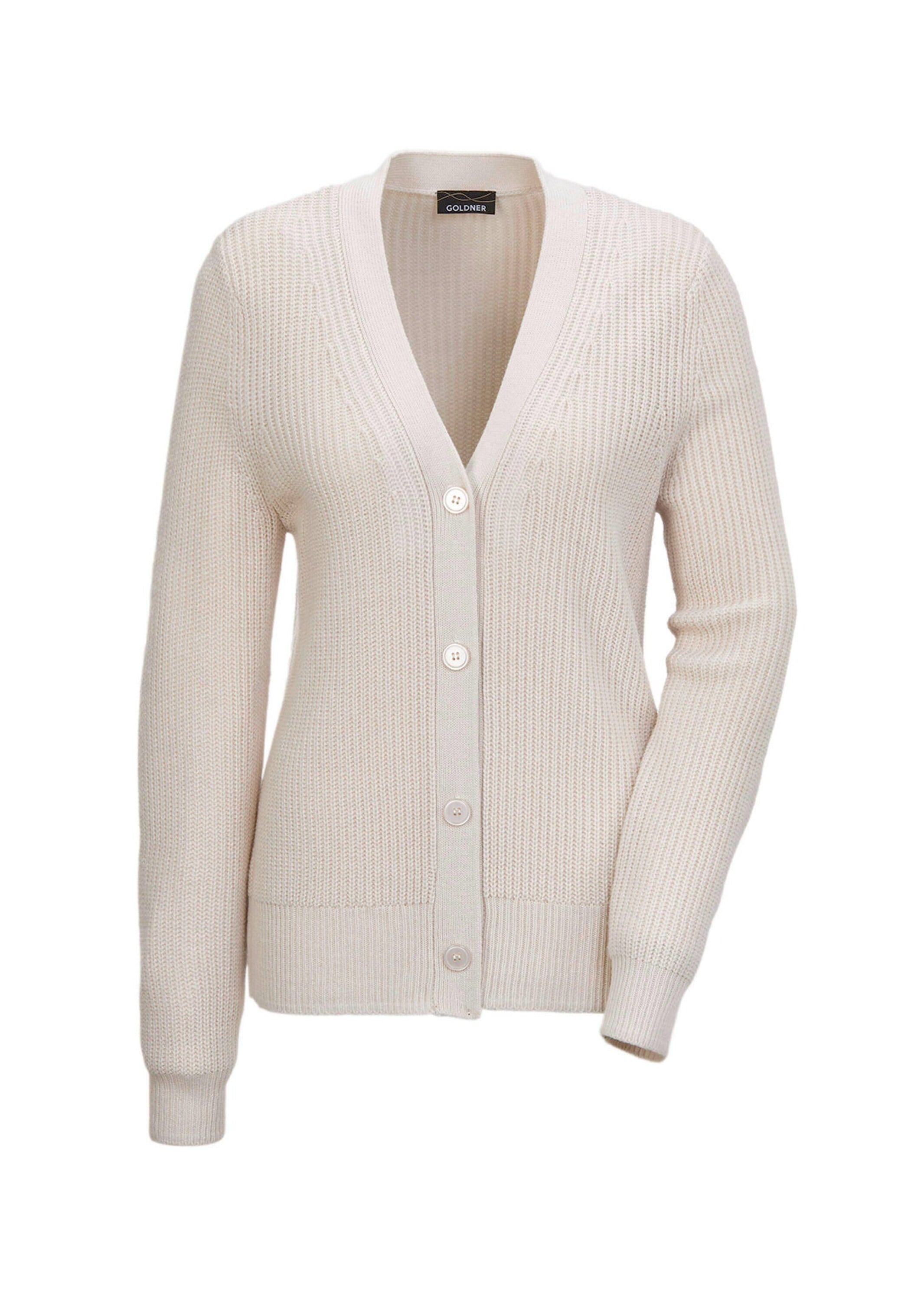 GOLDNER Strickjacke "Elegante Strickjacke mit V-Ausschnitt" Hochwertige Str günstig online kaufen