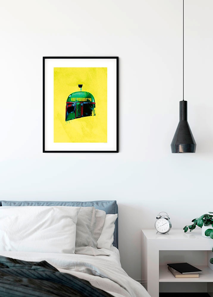 Komar Bild »Star Wars Classic Helmets Boba Fett« Star Wars 1 Stk. tlg. Wandbild zur Dekoration im Kinderzimmer - ohne Rahmen